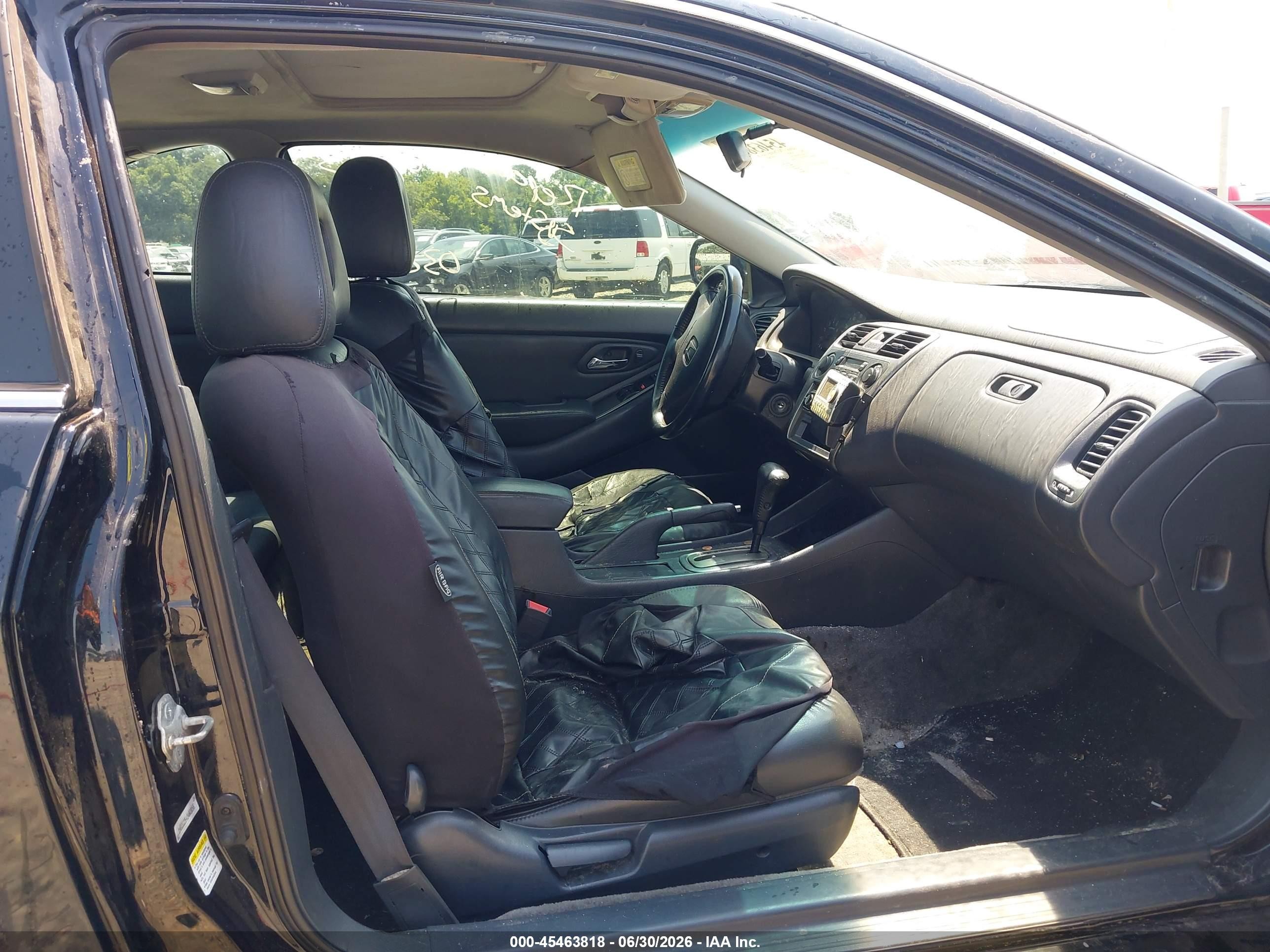 2002 Honda Accord 3.0 Ex Черный vin: 1HGCG22542A032056