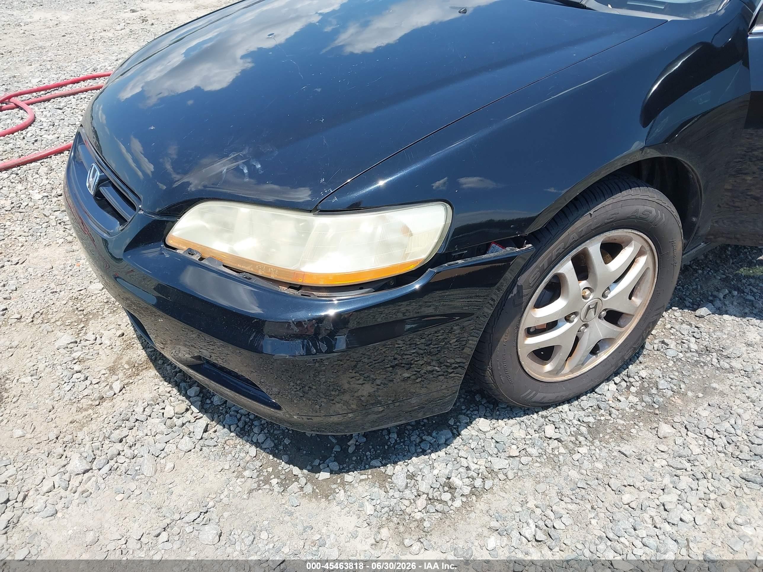 2002 Honda Accord 3.0 Ex Черный vin: 1HGCG22542A032056