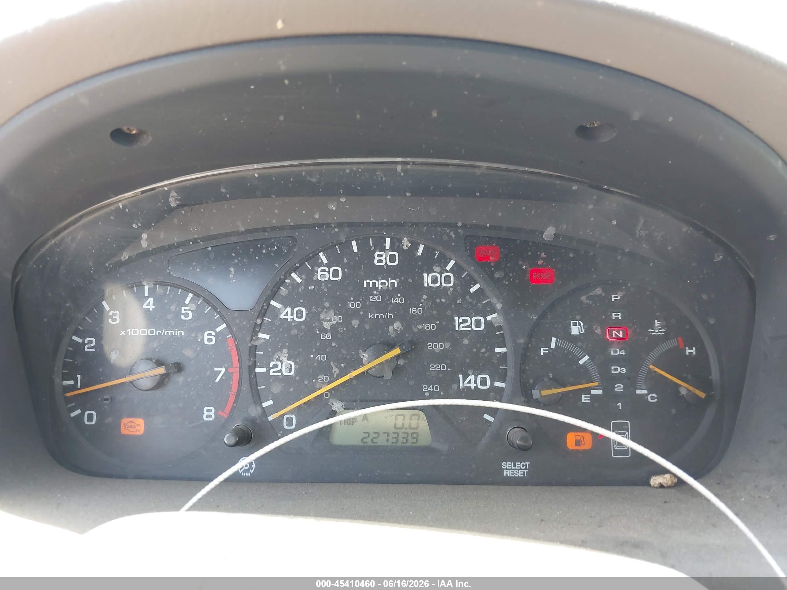 1999 Honda Accord Ex V6 Green vin: 1HGCG2254XA014504