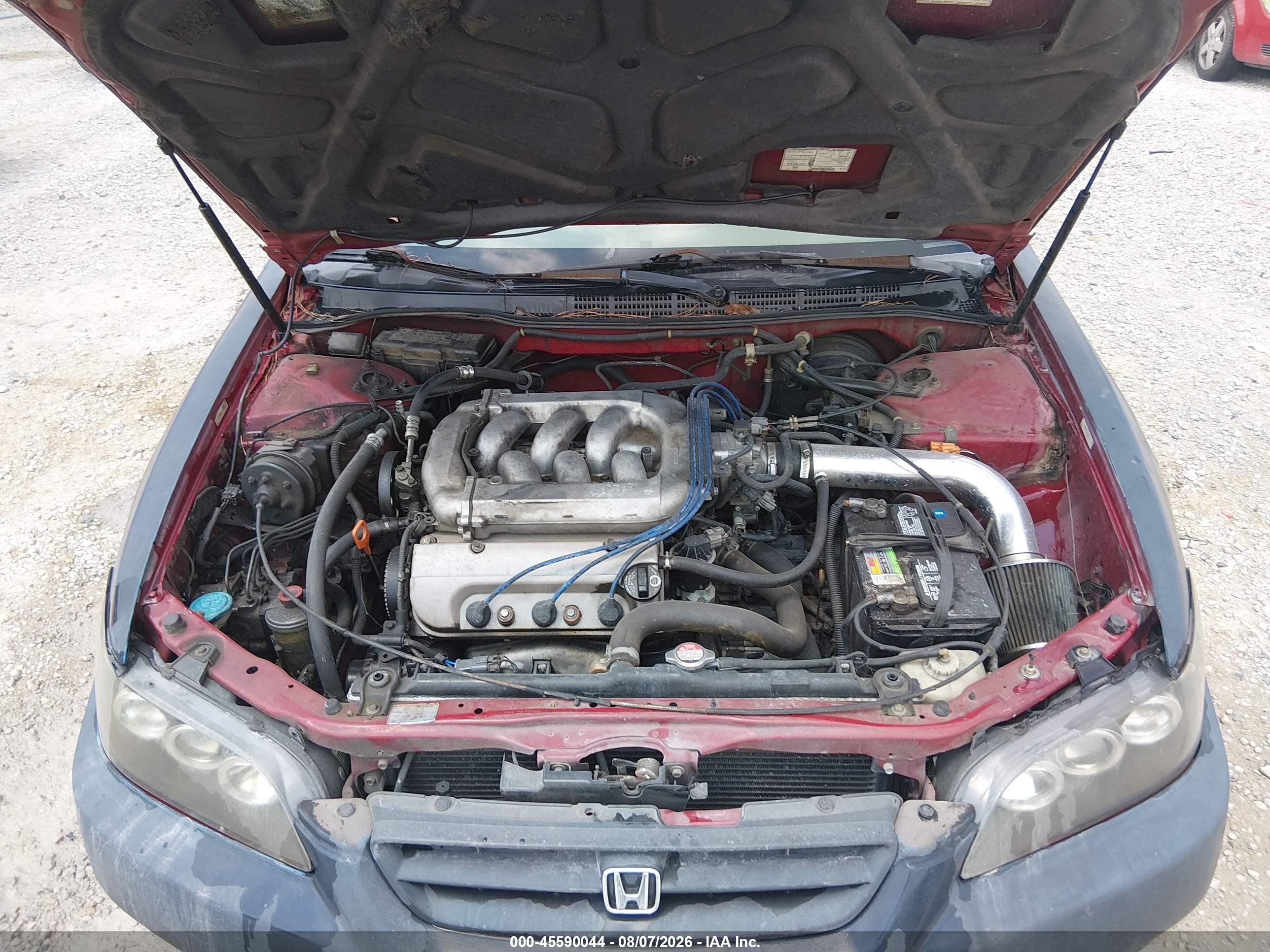 1999 Honda Accord Ex V6 Серый vin: 1HGCG2254XA033182