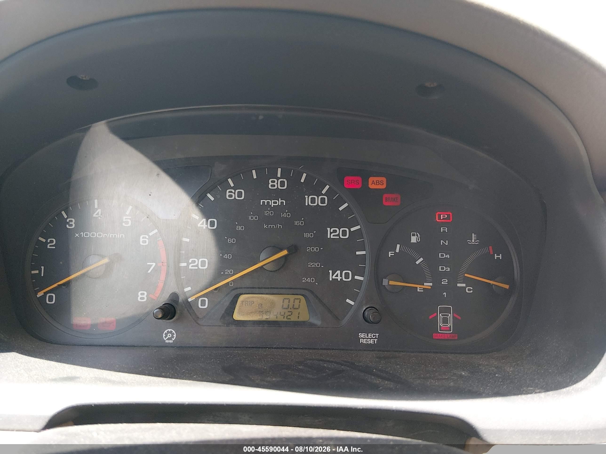 1999 Honda Accord Ex V6 Серый vin: 1HGCG2254XA033182
