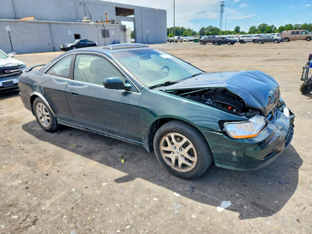 2001 Honda Accord Ex Green vin: 1HGCG22551A014034