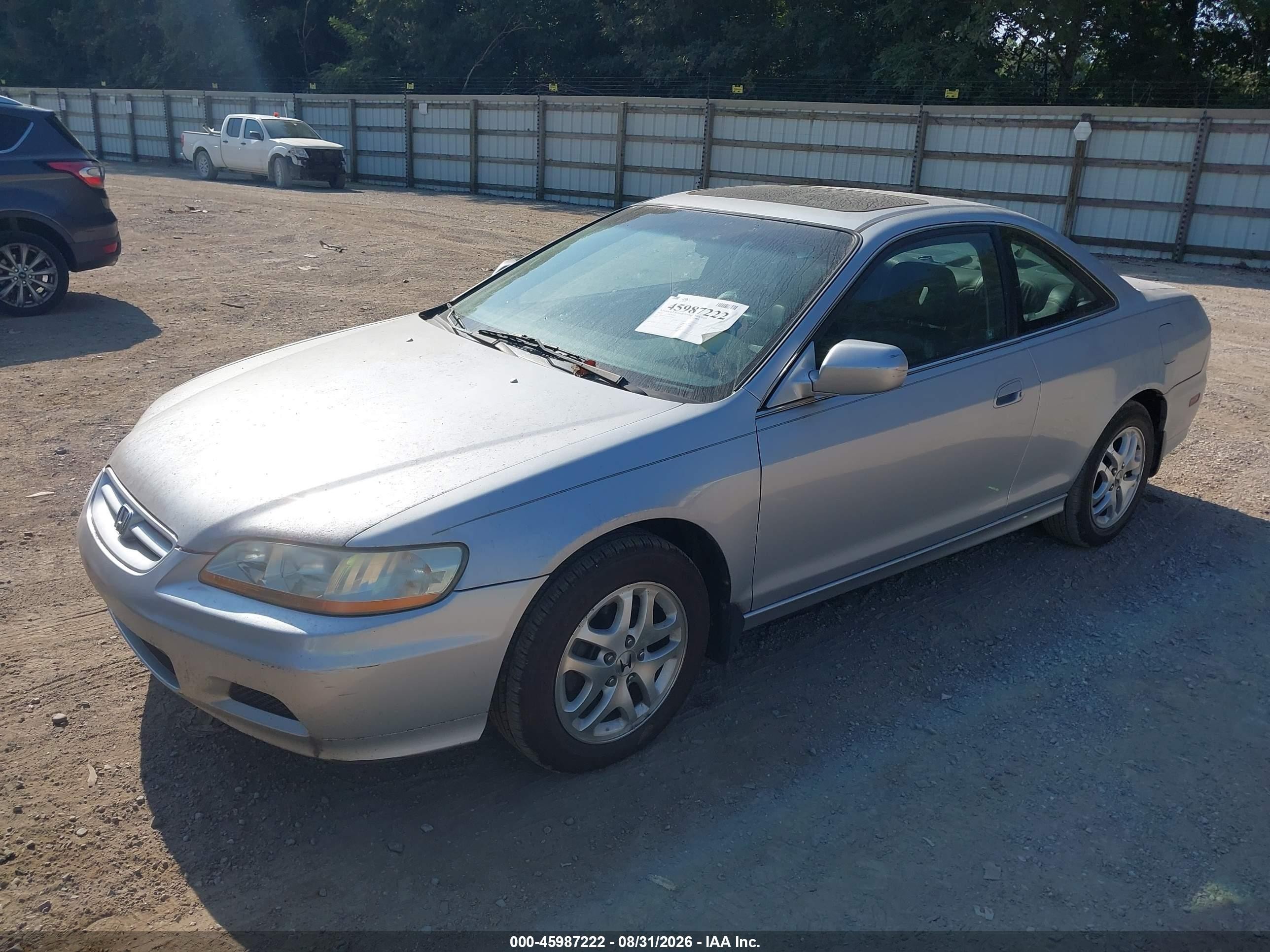 2002 Honda Accord 3.0 Ex Серебряный vin: 1HGCG22552A000815