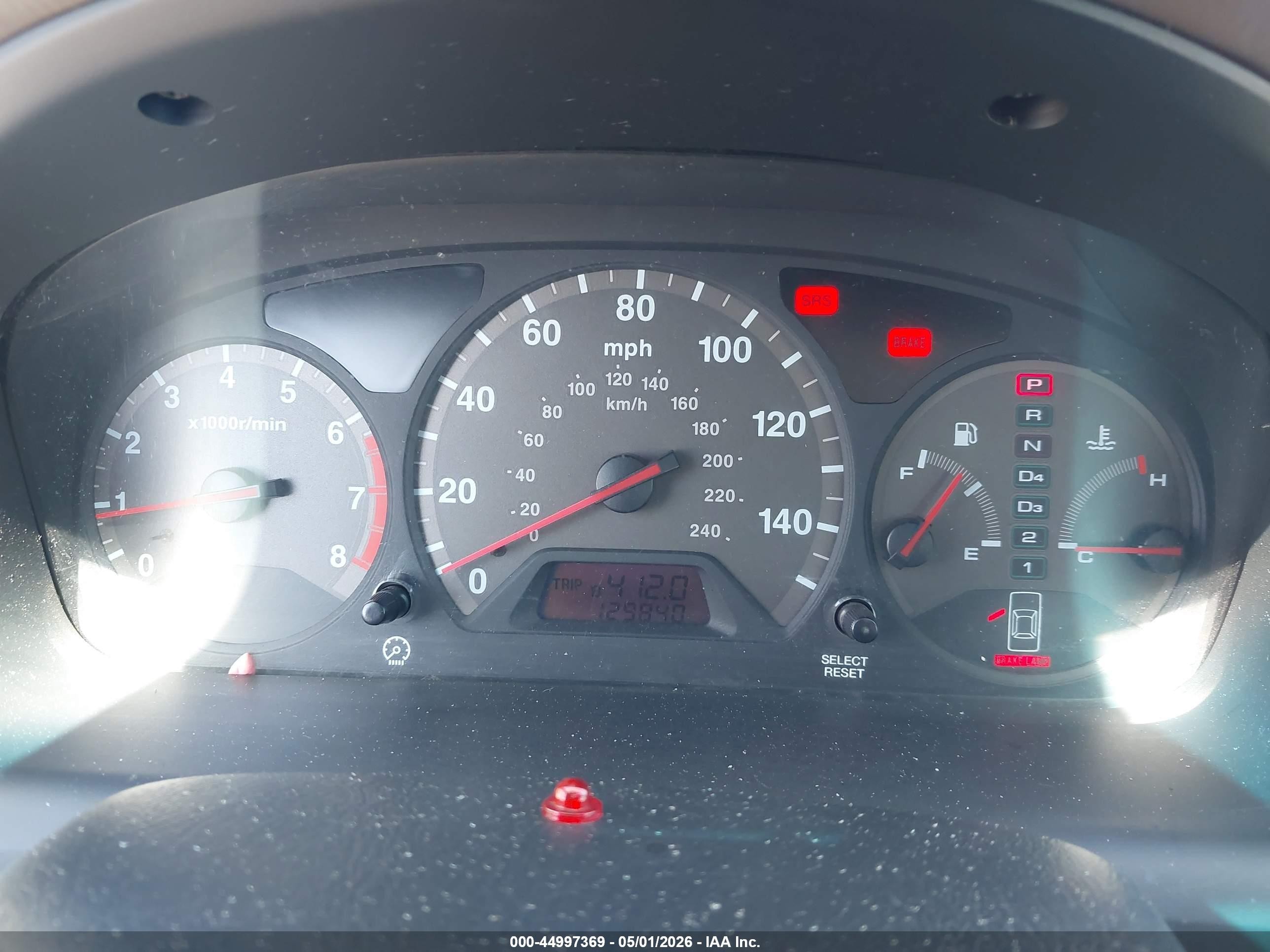 2002 Honda Accord 3.0 Ex Gold vin: 1HGCG22552A028050