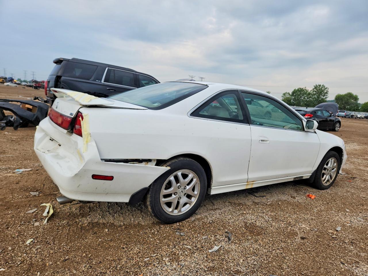 2002 Honda Accord Ex Белый vin: 1HGCG22552A036049