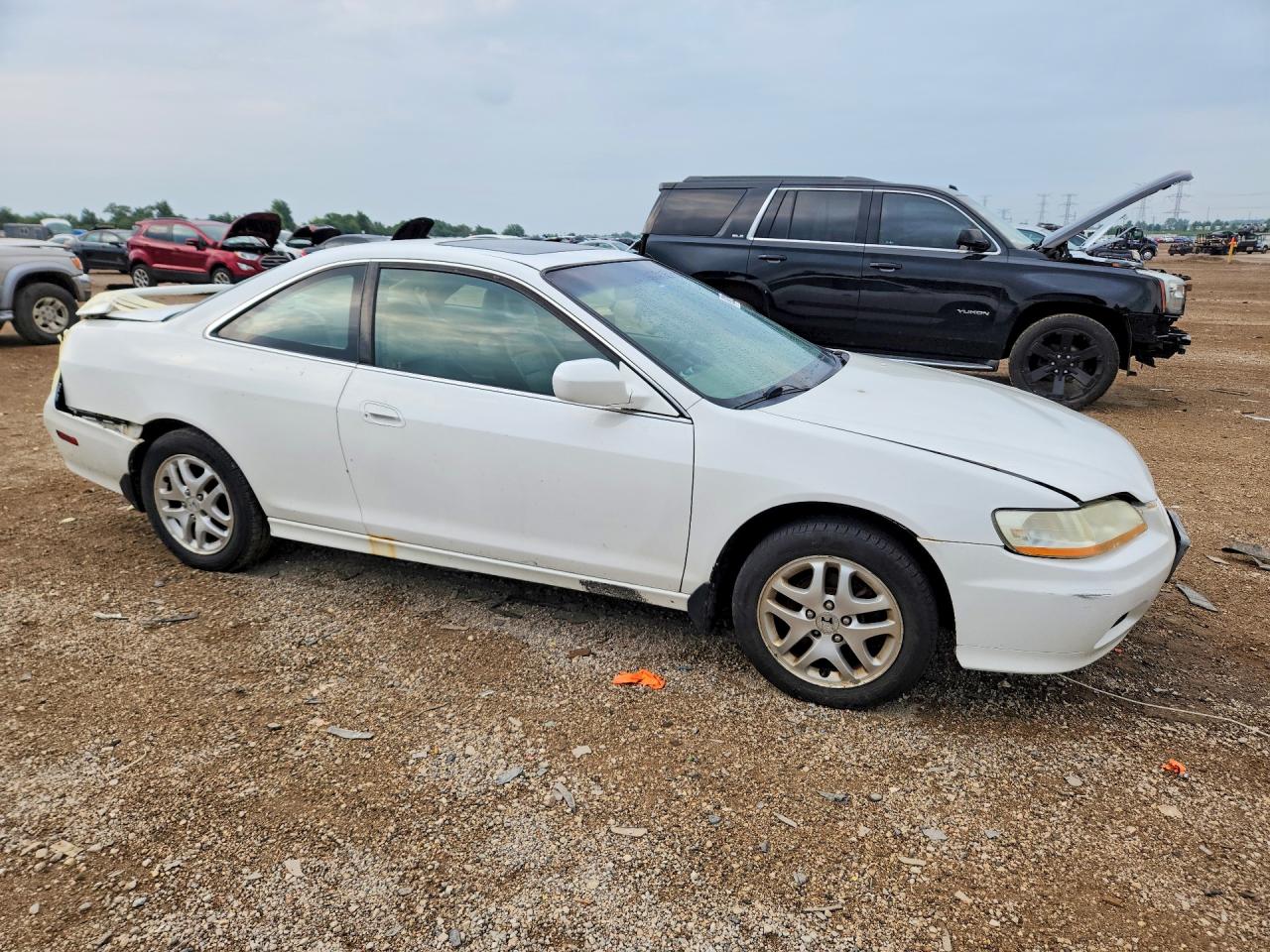 2002 Honda Accord Ex Белый vin: 1HGCG22552A036049