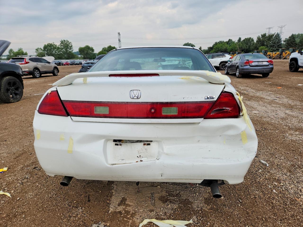 2002 Honda Accord Ex Белый vin: 1HGCG22552A036049