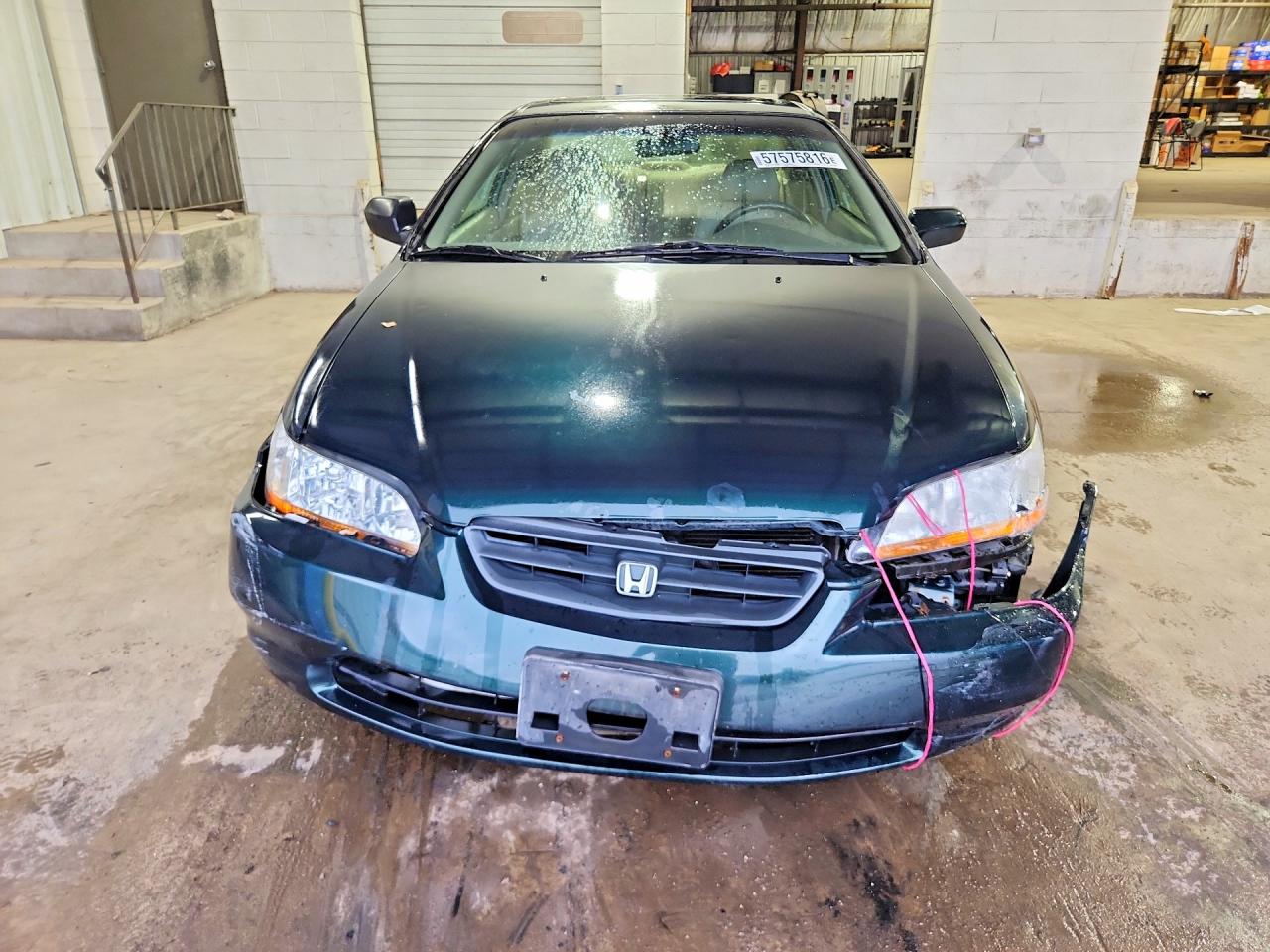 1998 Honda Accord Ex Green vin: 1HGCG2255WA026241
