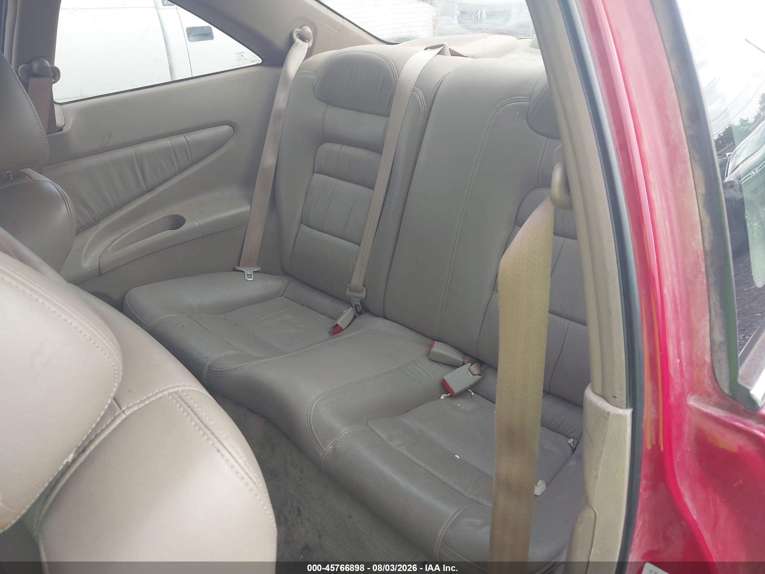 2001 Honda Accord 3.0 Ex Burgundy vin: 1HGCG22561A005388