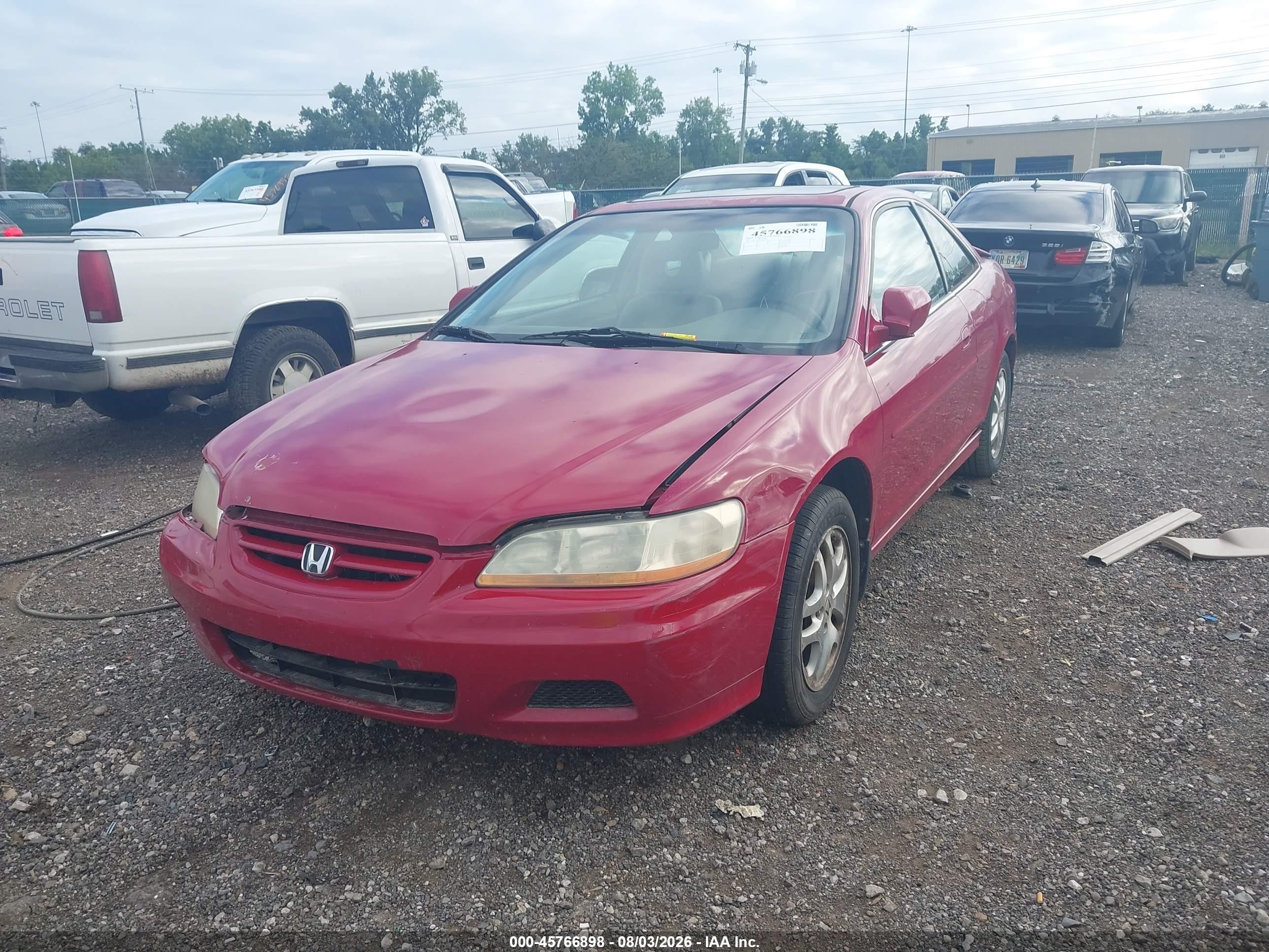 2001 Honda Accord 3.0 Ex Burgundy vin: 1HGCG22561A005388
