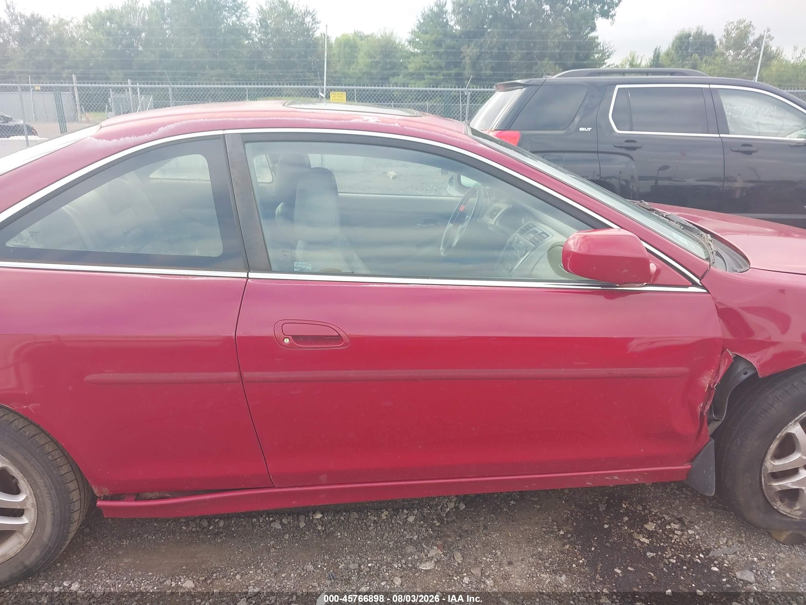 2001 Honda Accord 3.0 Ex Burgundy vin: 1HGCG22561A005388