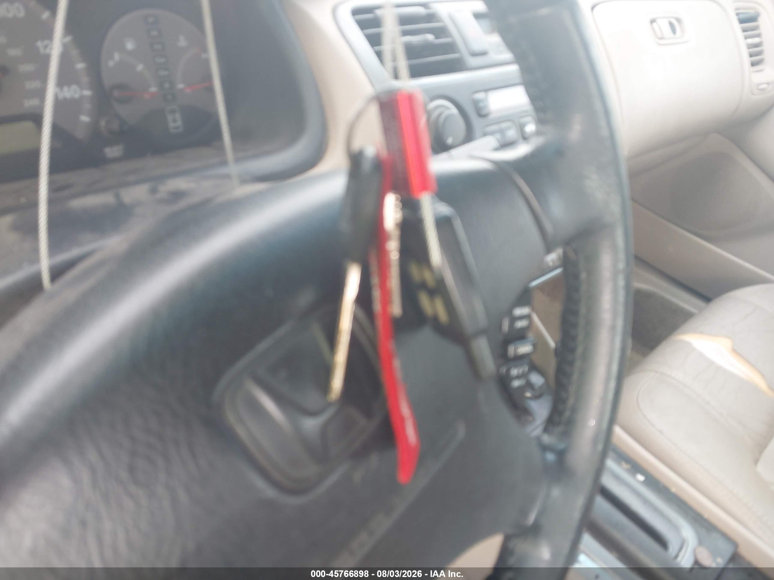 2001 Honda Accord 3.0 Ex Burgundy vin: 1HGCG22561A005388