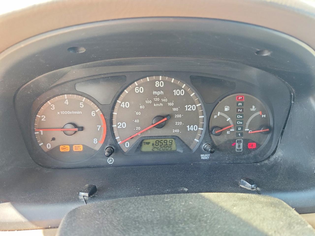 2001 Honda Accord Ex Cream vin: 1HGCG22561A011580