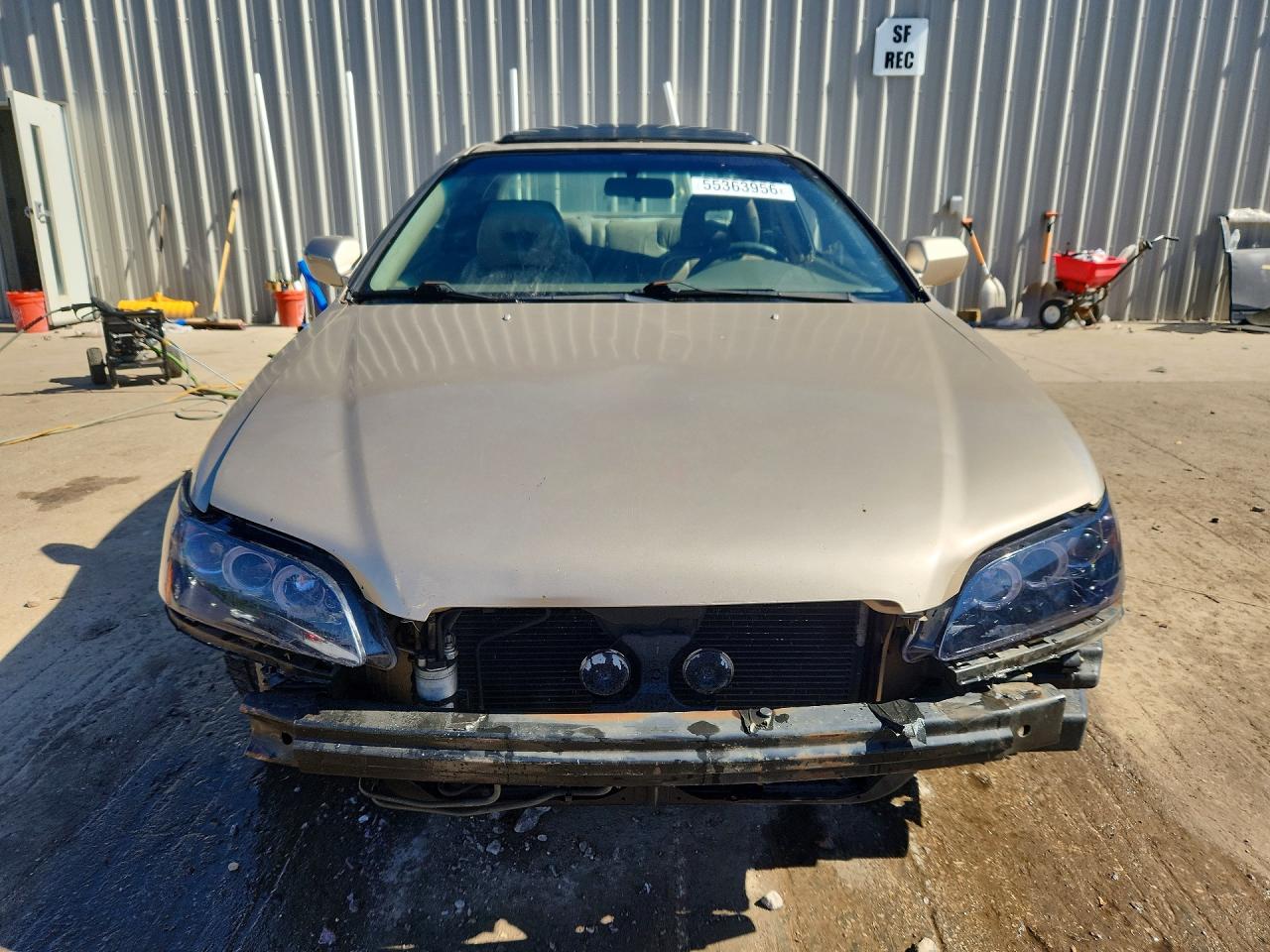 2001 Honda Accord Ex Cream vin: 1HGCG22561A011580
