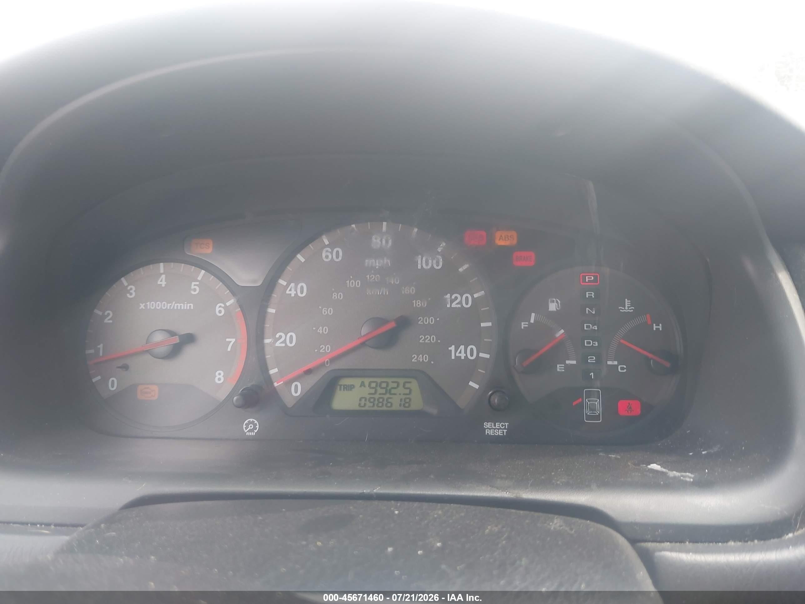 2002 Honda Accord 3.0 Ex Black vin: 1HGCG22562A014819