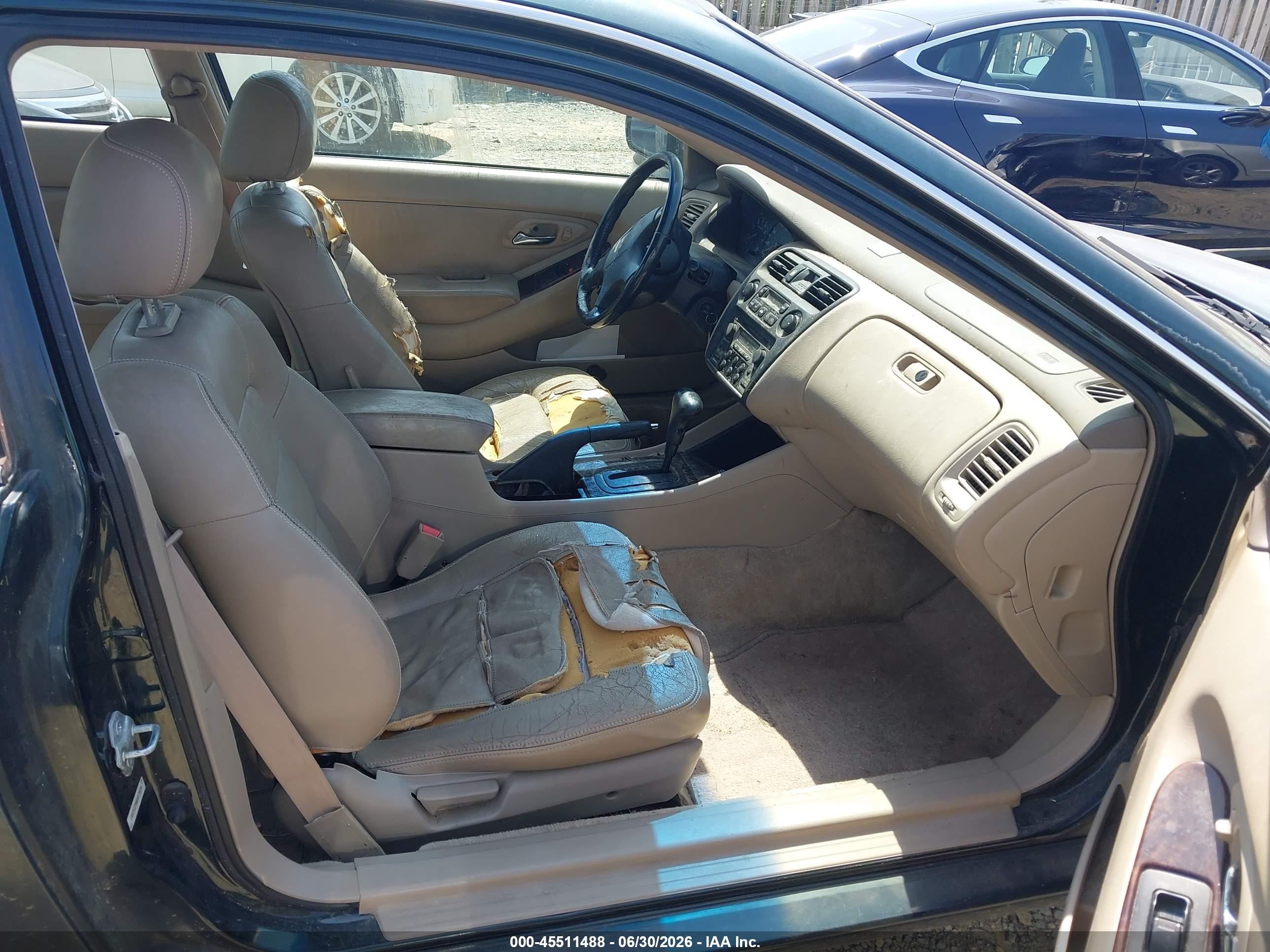 1998 Honda Accord Ex V6 Green vin: 1HGCG2256WA015829