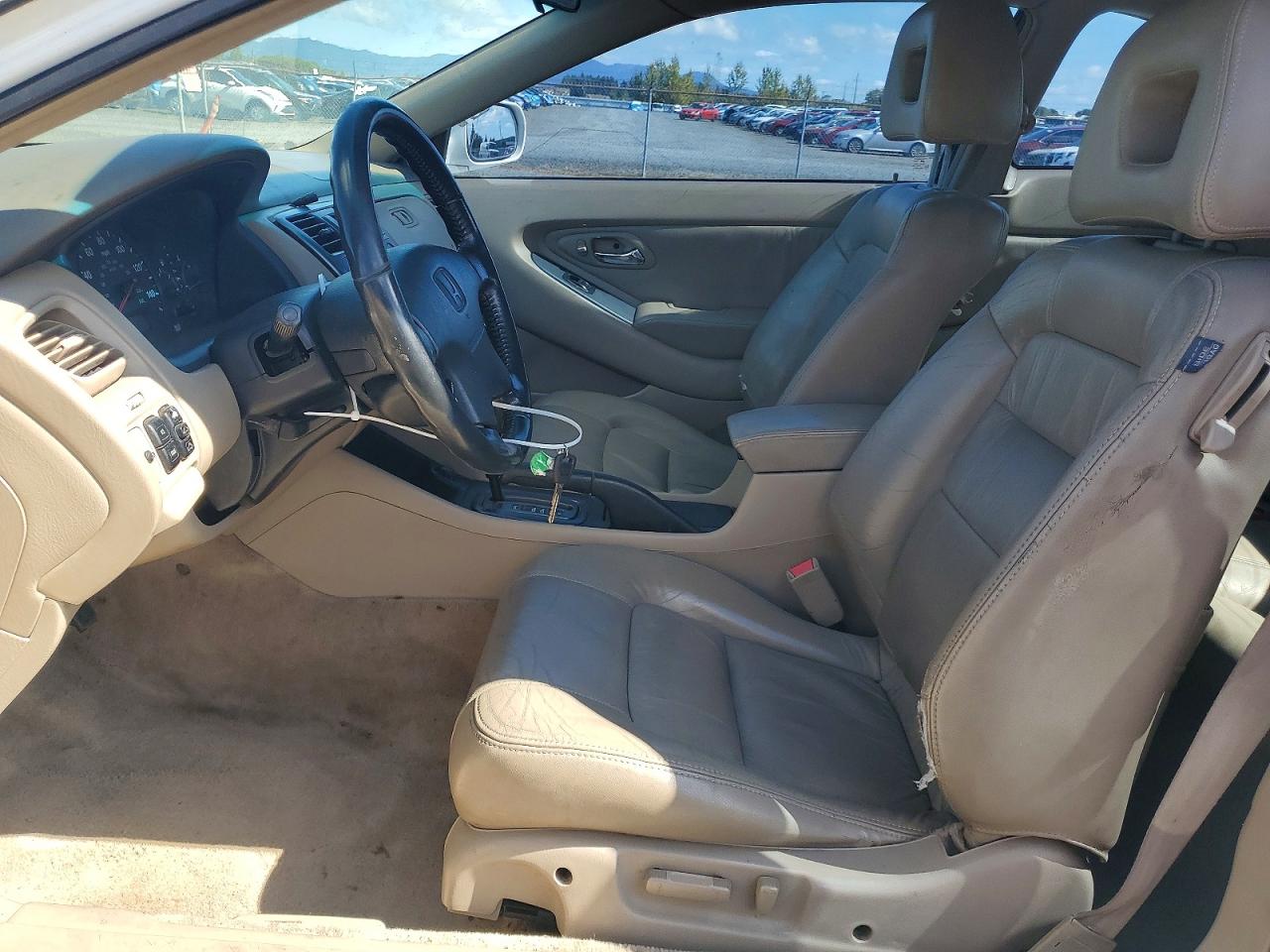 2001 Honda Accord Ex White vin: 1HGCG22571A017176