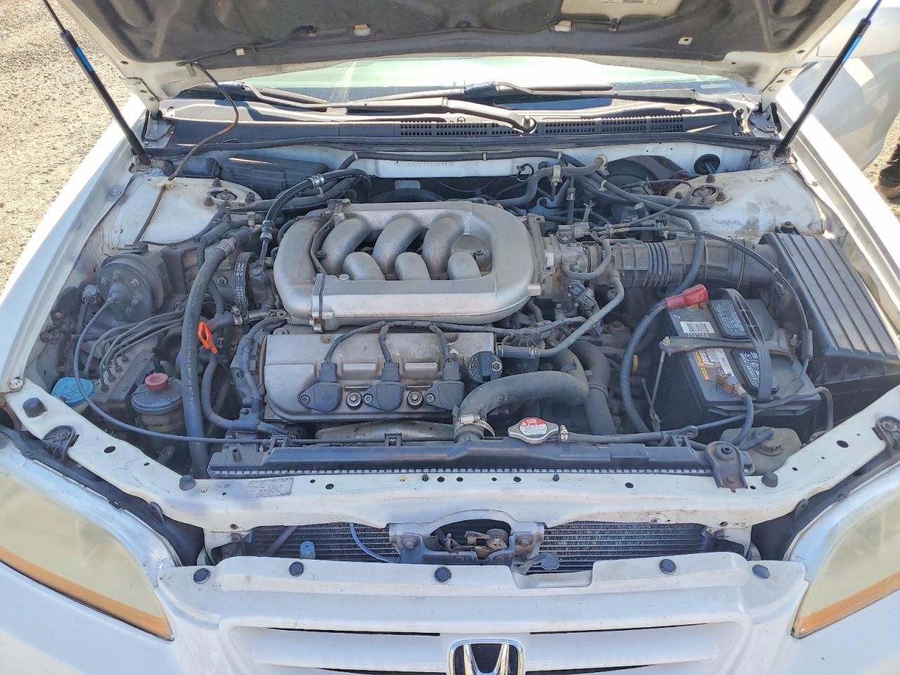 2001 Honda Accord Ex White vin: 1HGCG22571A017176