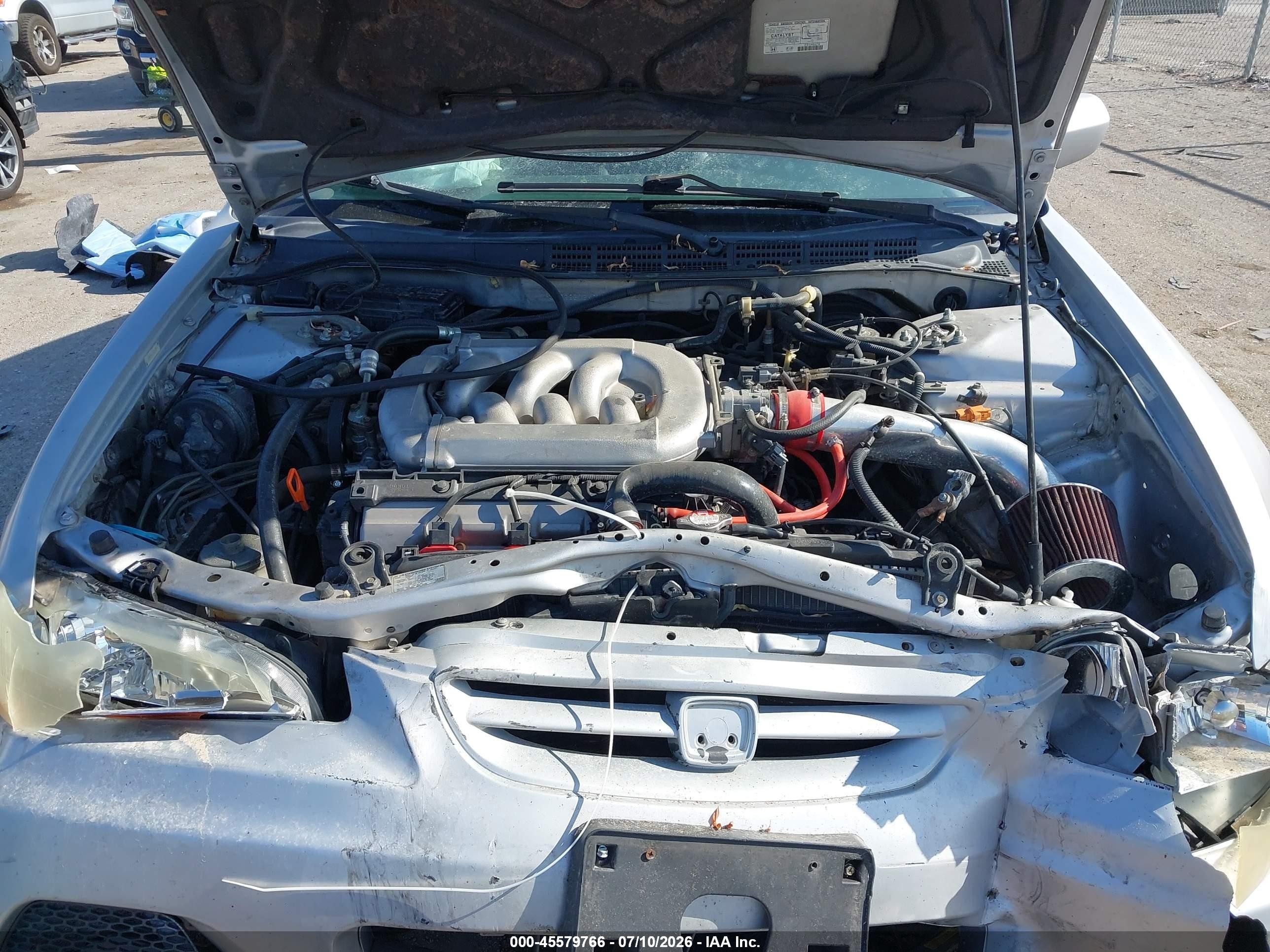 2002 Honda Accord 3.0 Ex Gray vin: 1HGCG22572A010715