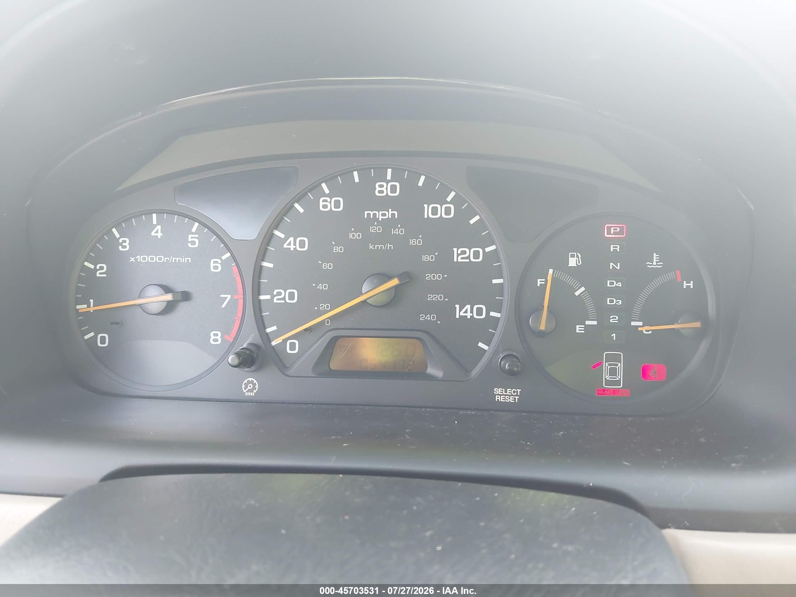 1998 Honda Accord Ex V6 Зеленый vin: 1HGCG2257WA028332