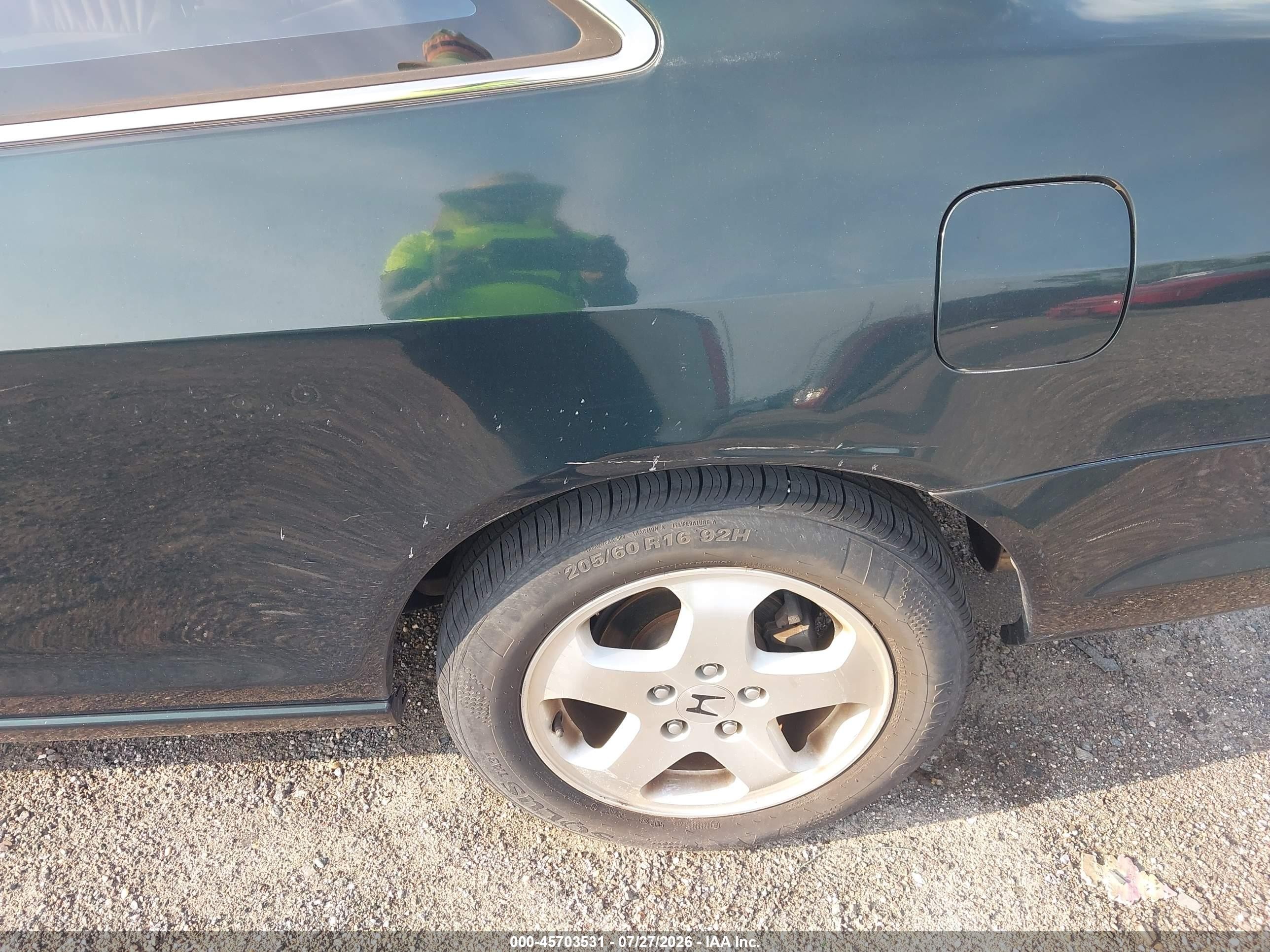 1998 Honda Accord Ex V6 Зеленый vin: 1HGCG2257WA028332