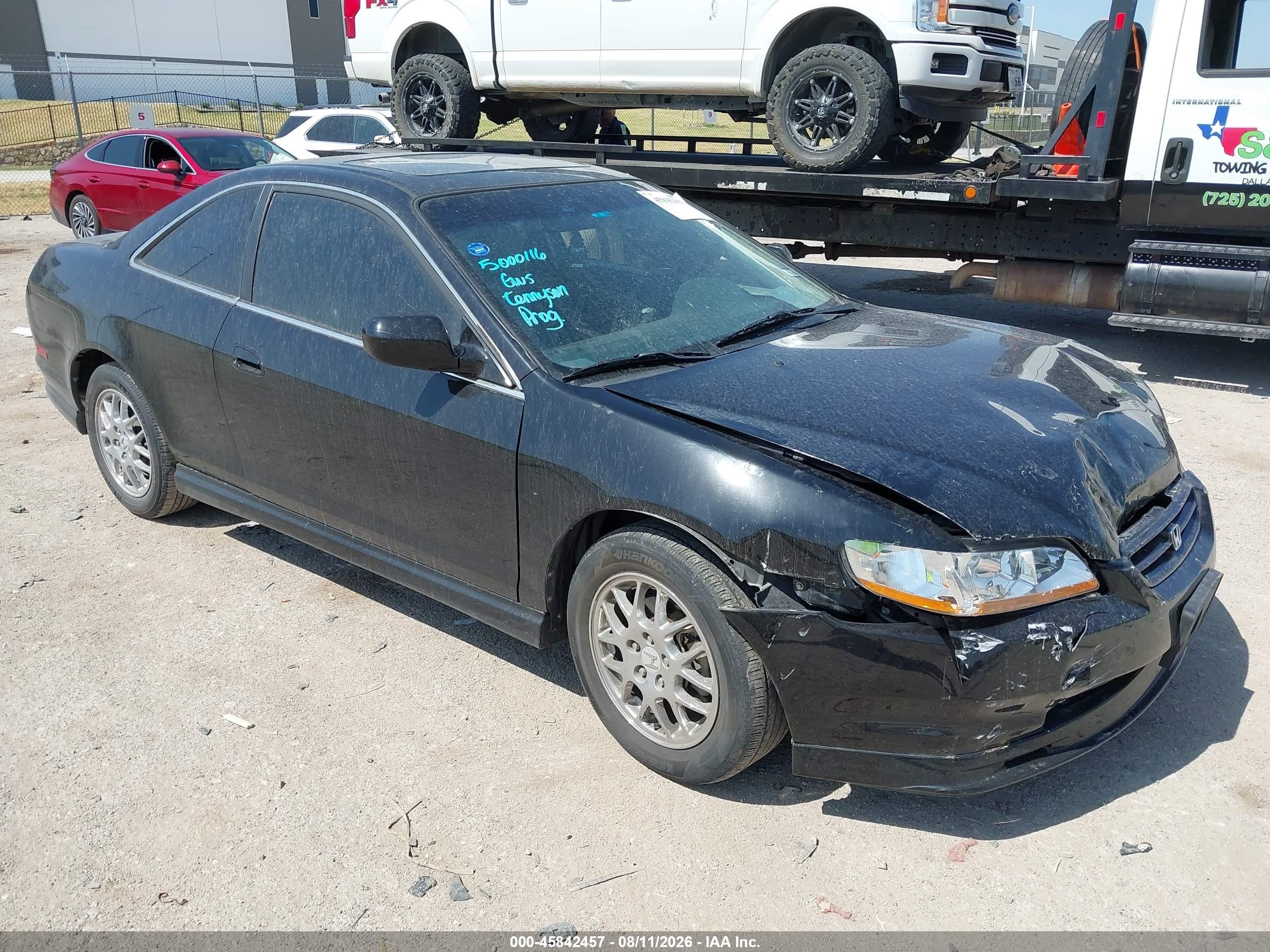 1999 Honda Accord Ex V6 Black vin: 1HGCG2257XA003769