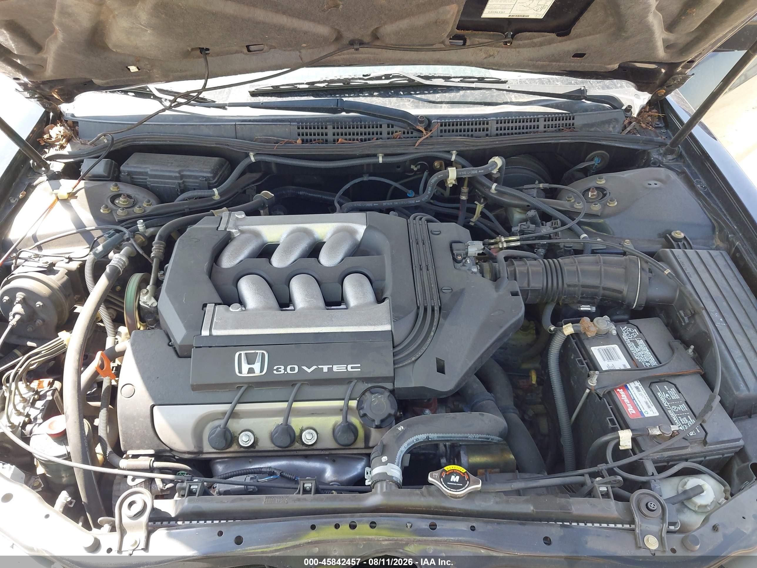1999 Honda Accord Ex V6 Черный vin: 1HGCG2257XA003769