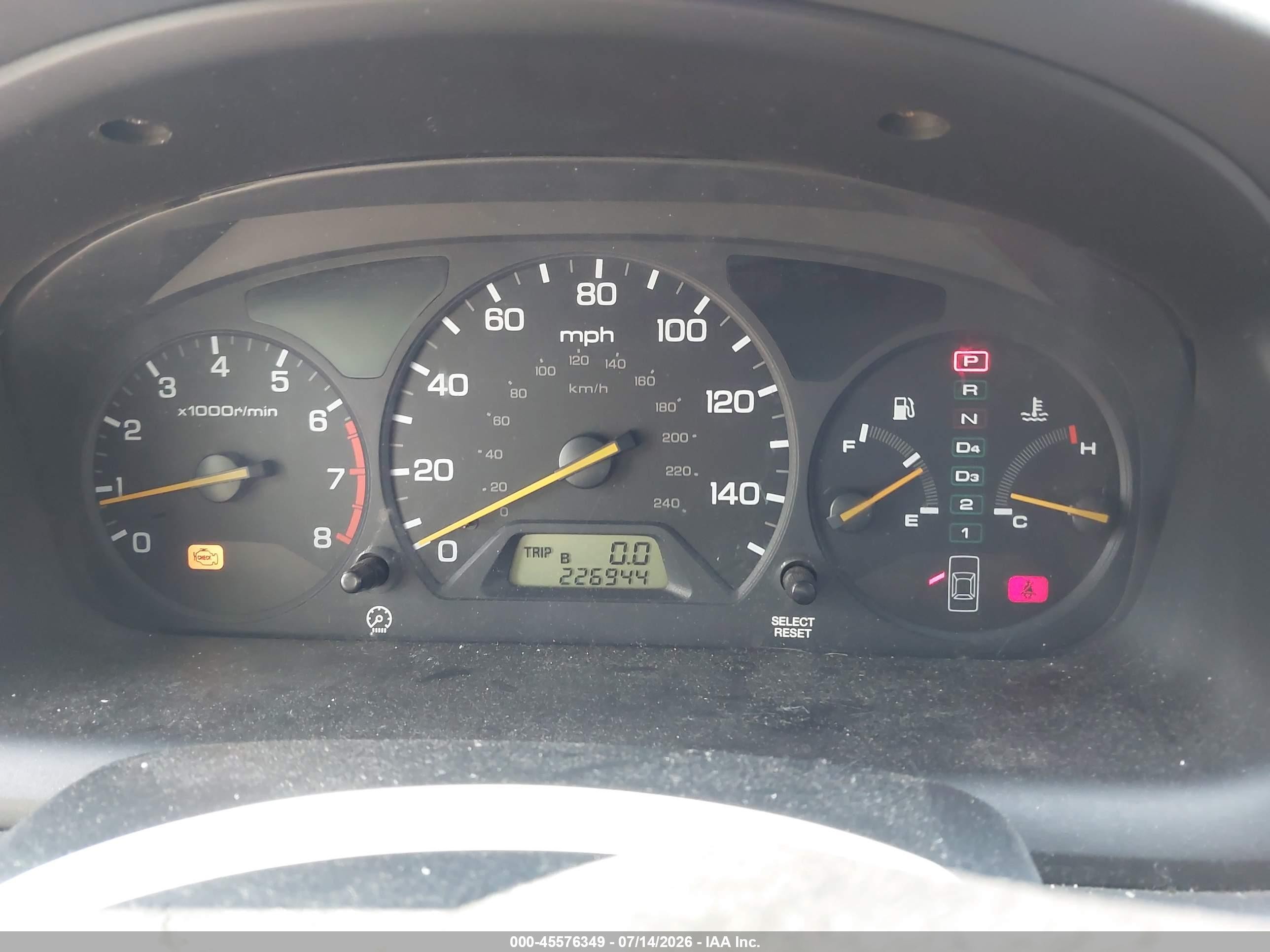2000 Honda Accord 3.0 Ex Silver vin: 1HGCG2257YA022484