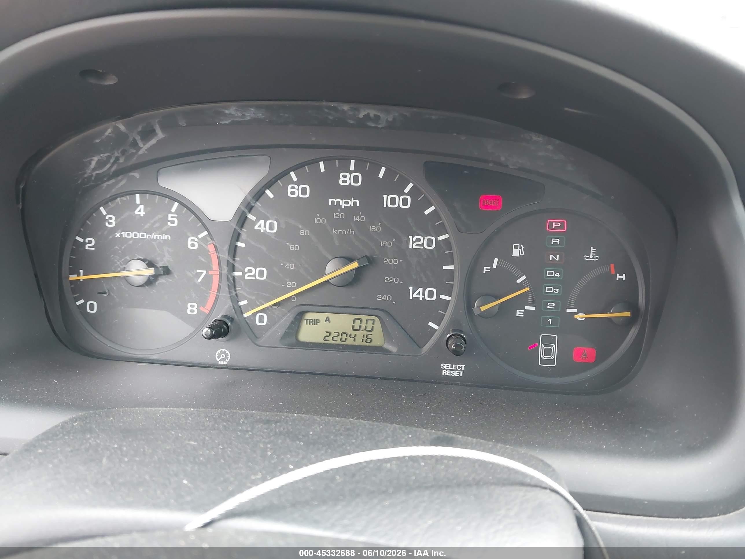 2000 Honda Accord 3.0 Ex Silver vin: 1HGCG2258YA041111