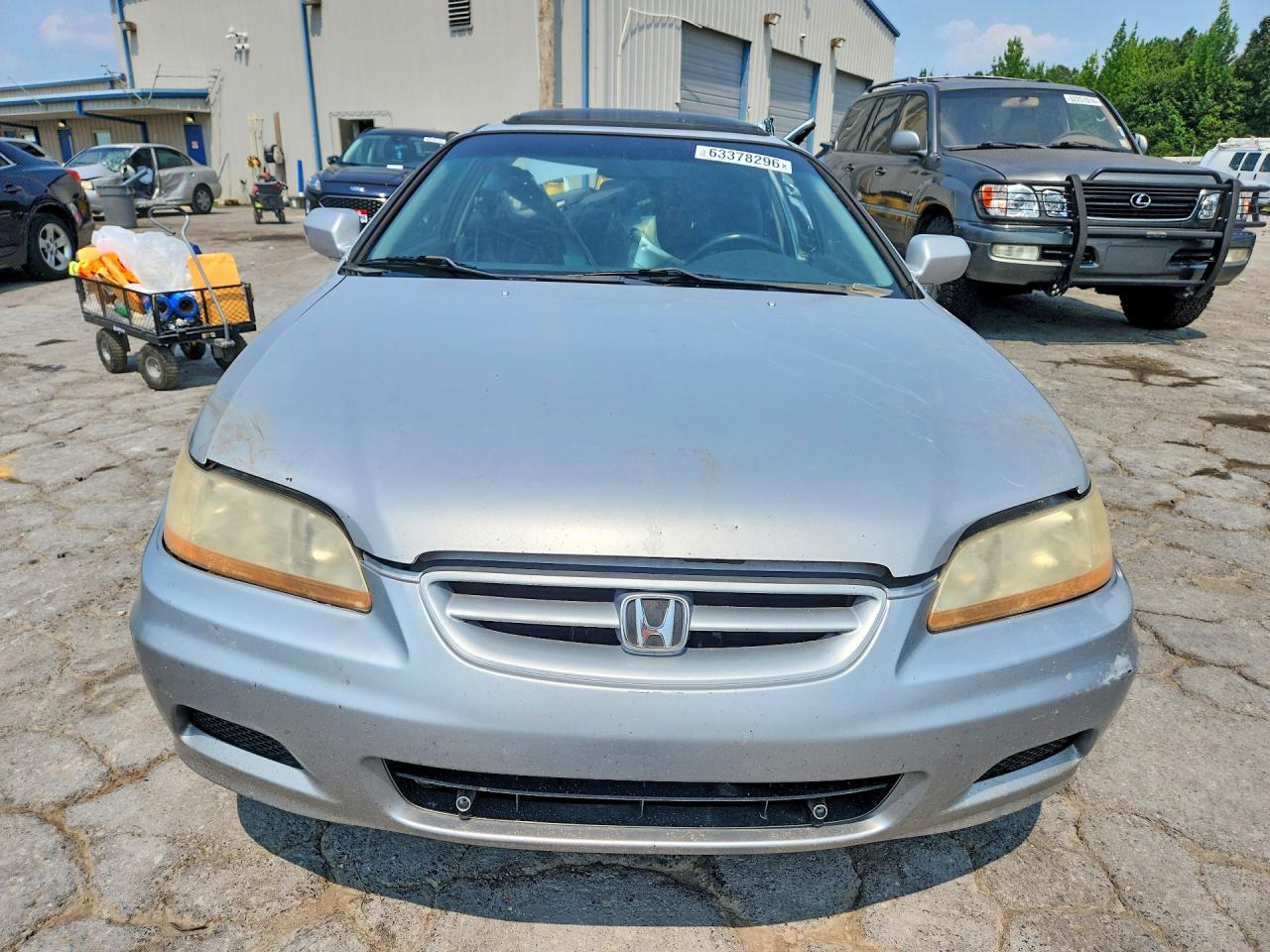 2001 Honda Accord Ex Gray vin: 1HGCG22591A006969