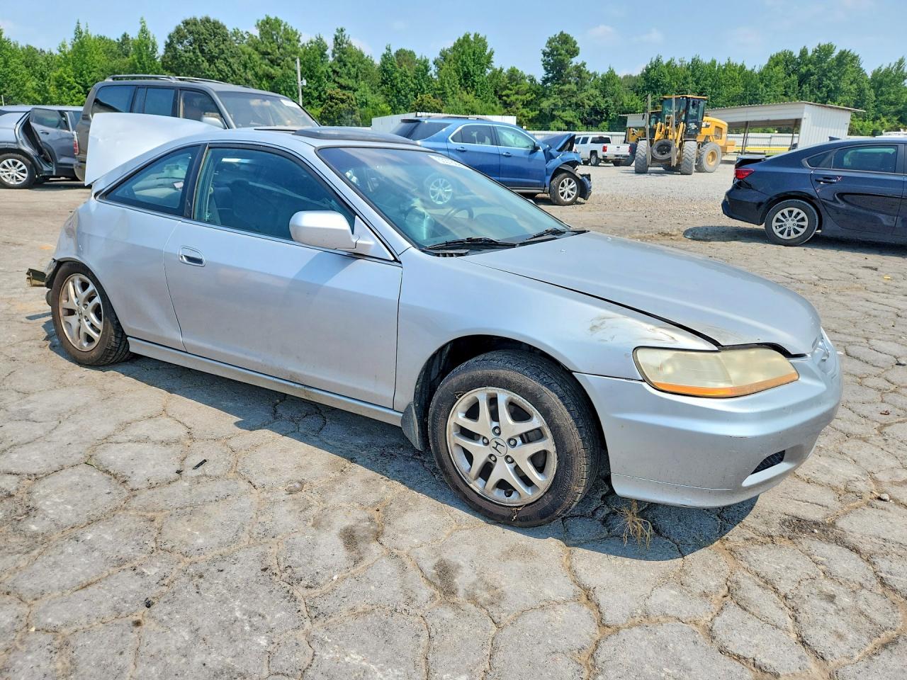 2001 Honda Accord Ex Gray vin: 1HGCG22591A006969