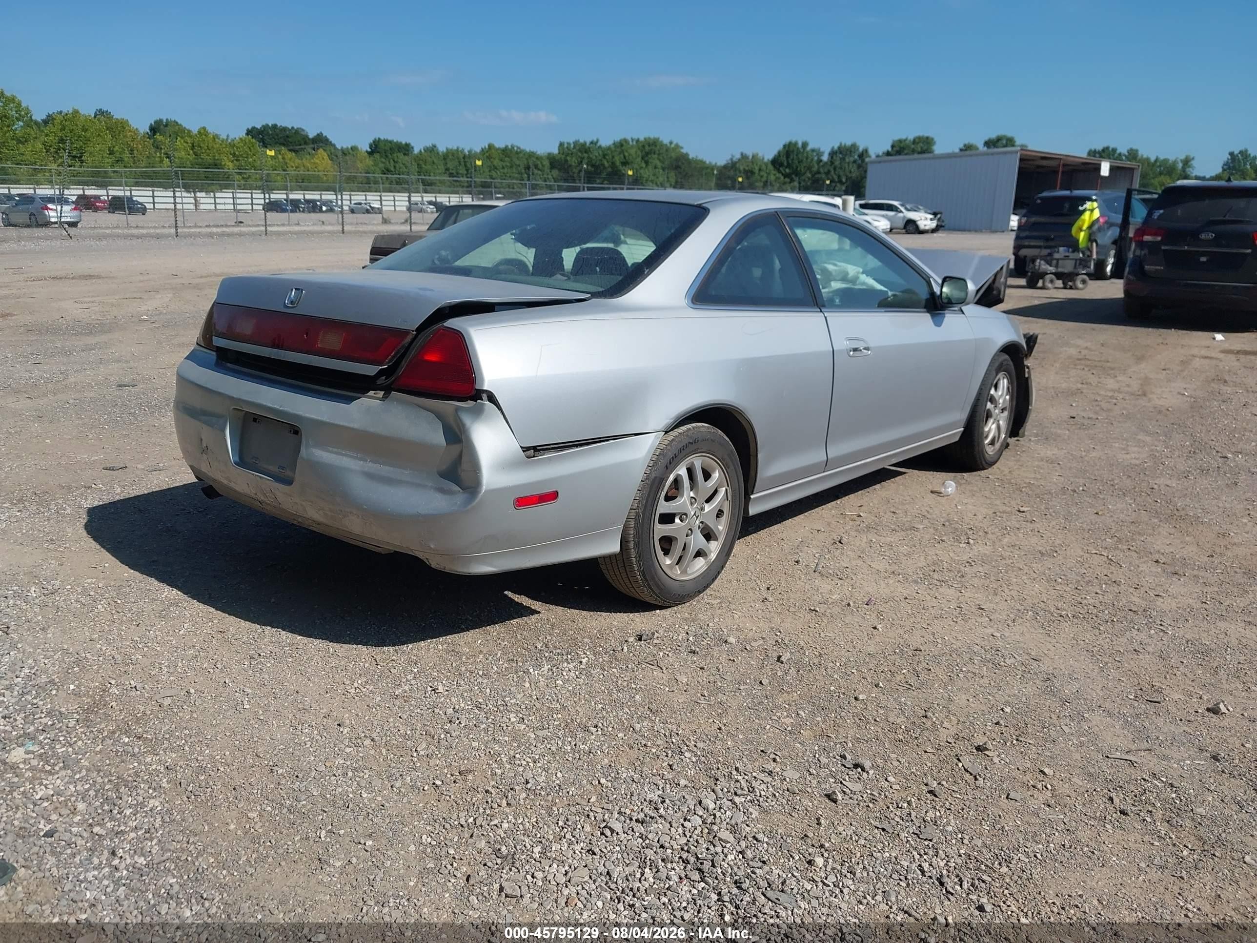 2002 Honda Accord 3.0 Ex Silver vin: 1HGCG22592A028410