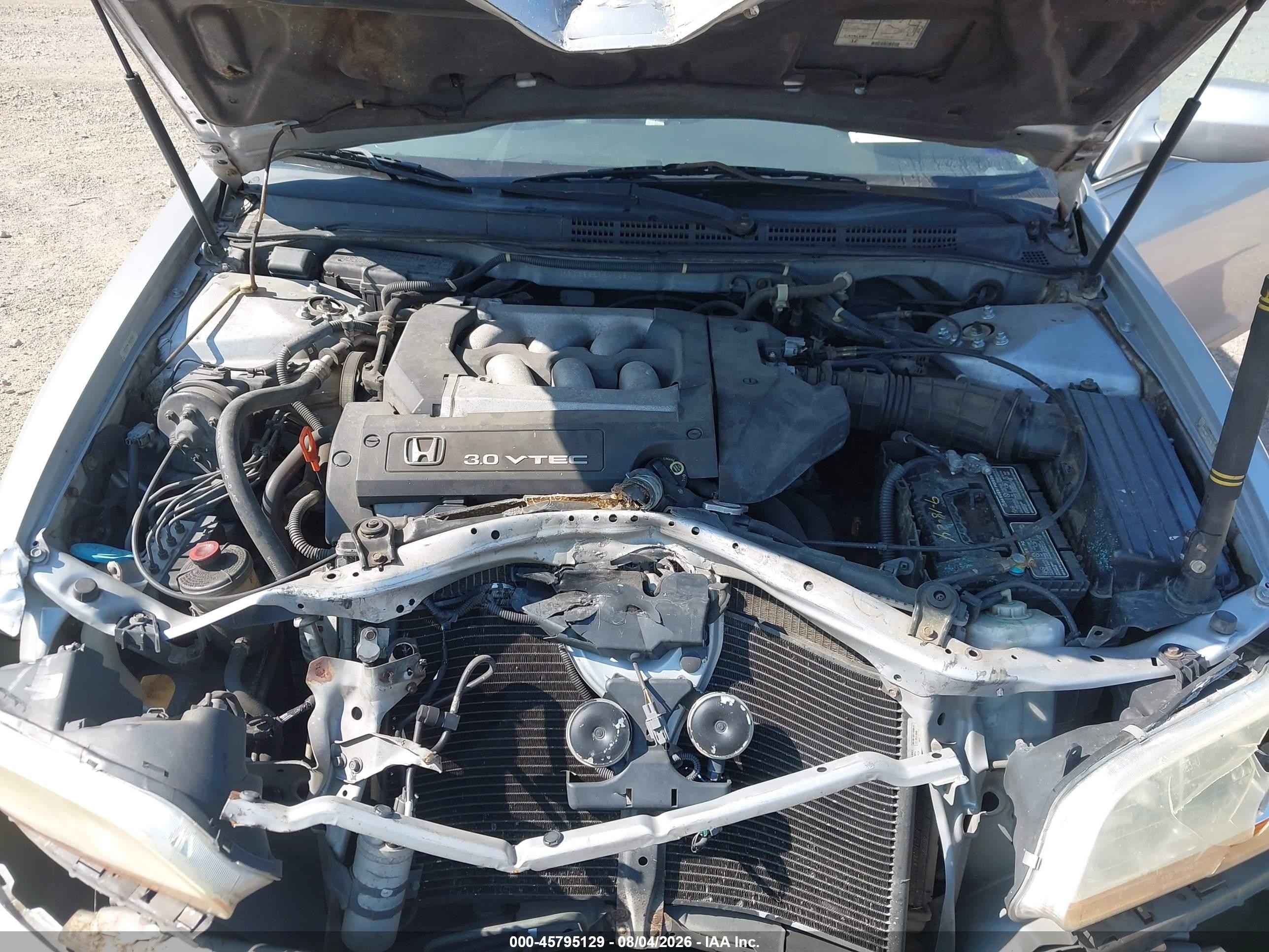 2002 Honda Accord 3.0 Ex Silver vin: 1HGCG22592A028410