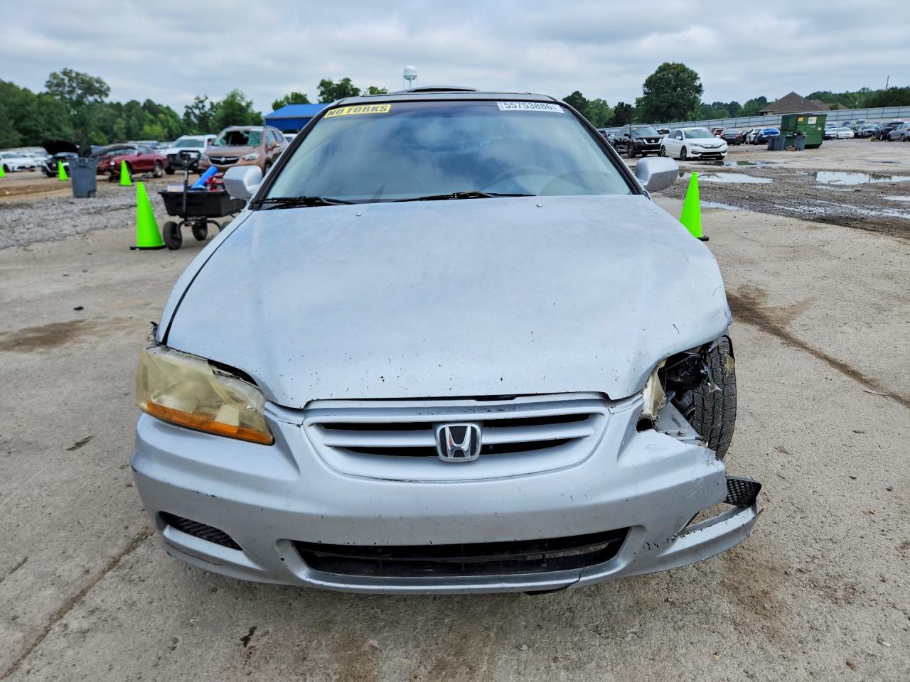 2002 Honda Accord Ex Серебряный vin: 1HGCG22592A037057