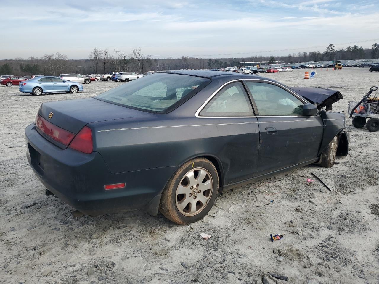 2000 Honda Accord Ex Green vin: 1HGCG2259YA007386