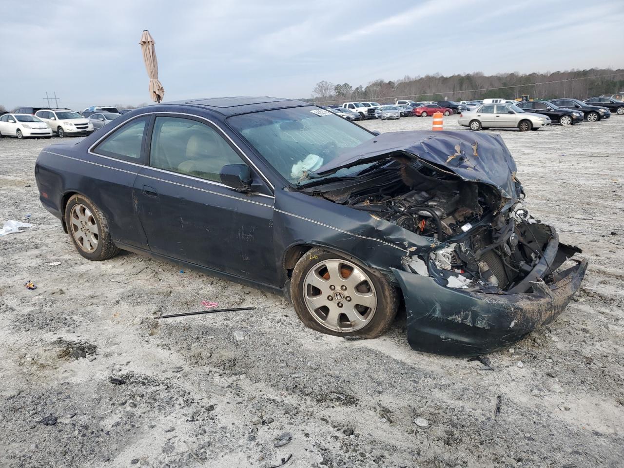 2000 Honda Accord Ex Green vin: 1HGCG2259YA007386