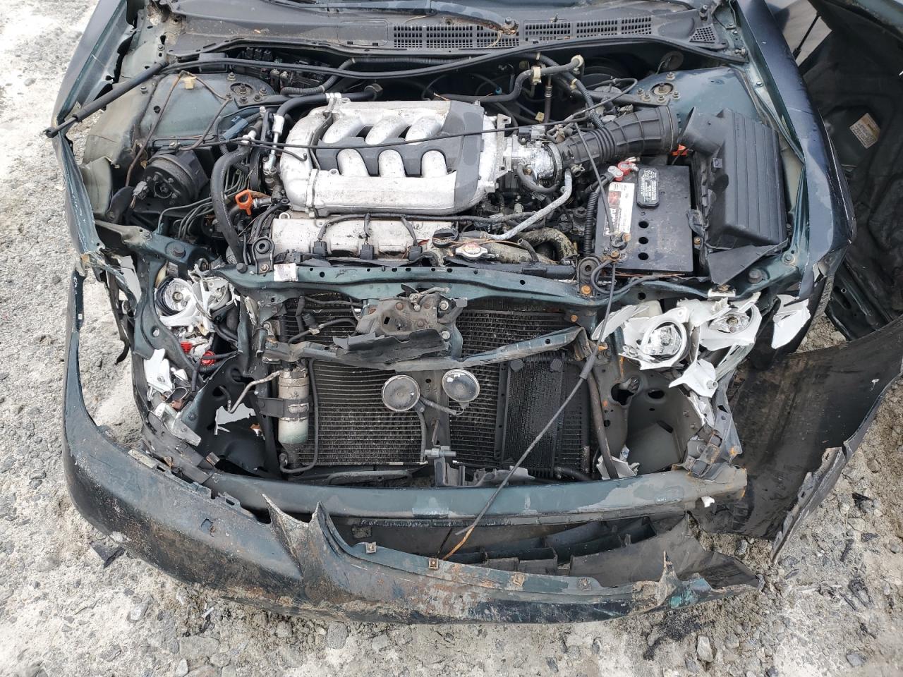 2000 Honda Accord Ex Green vin: 1HGCG2259YA007386