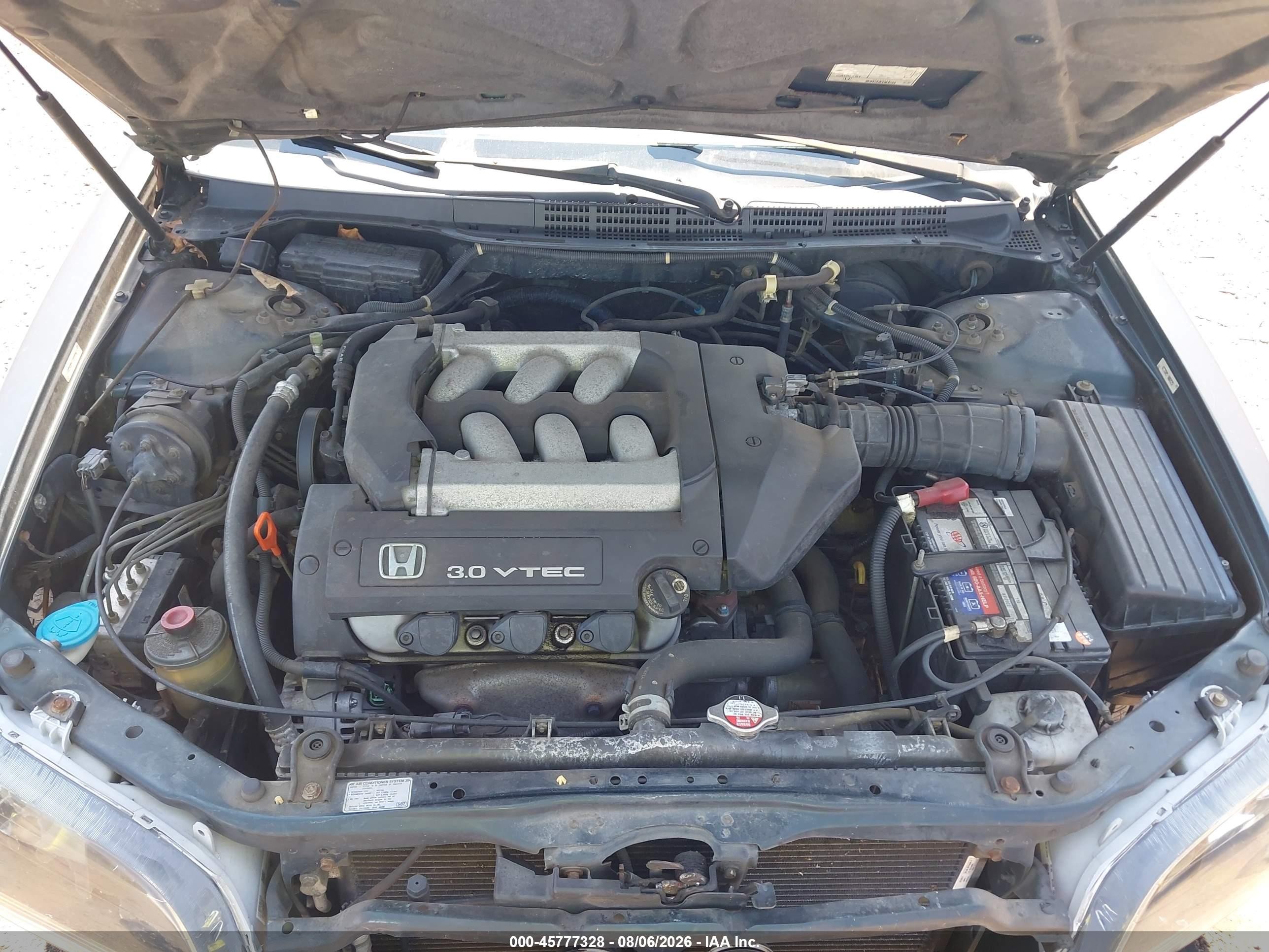 2001 Honda Accord 3.0 Ex Green vin: 1HGCG225X1A003577