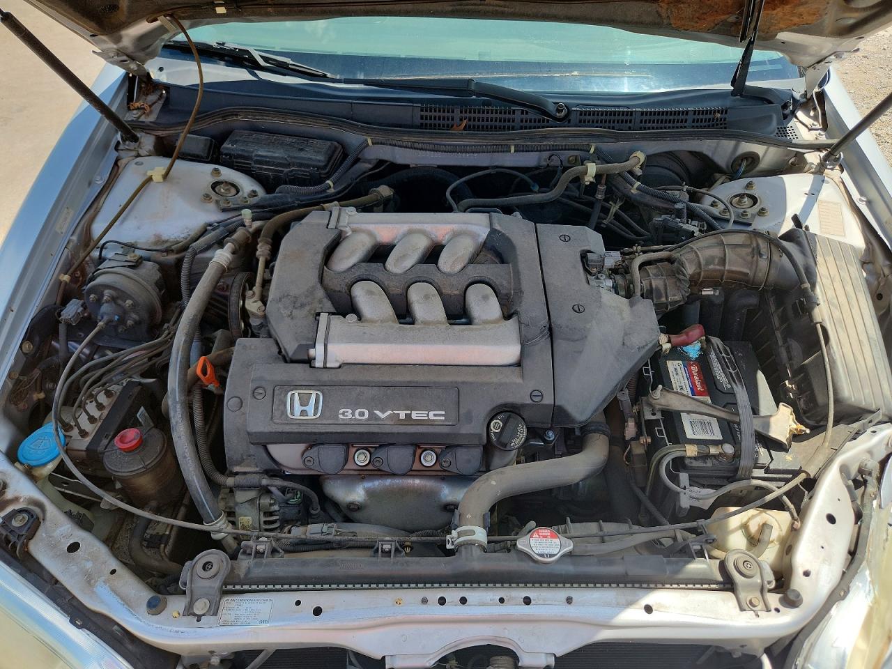 2001 Honda Accord Ex Silver vin: 1HGCG225X1A032805