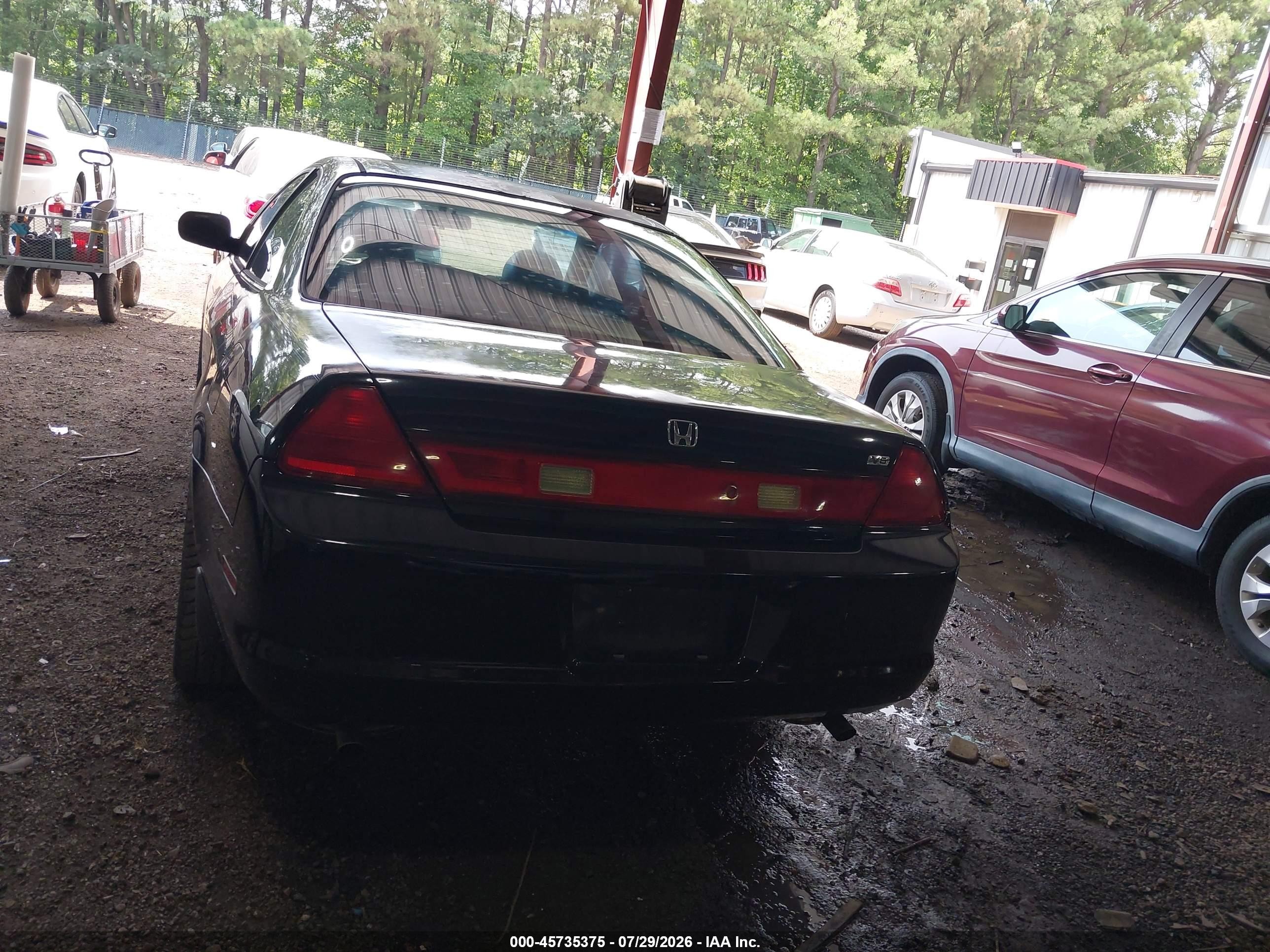 1999 Honda Accord Ex V6 Black vin: 1HGCG225XXA021585