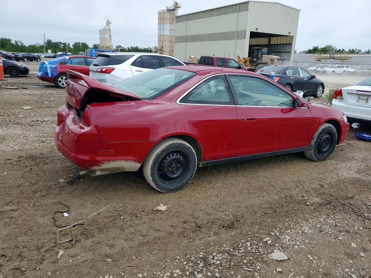 1998 Honda Accord Lx Red vin: 1HGCG3145WA013312