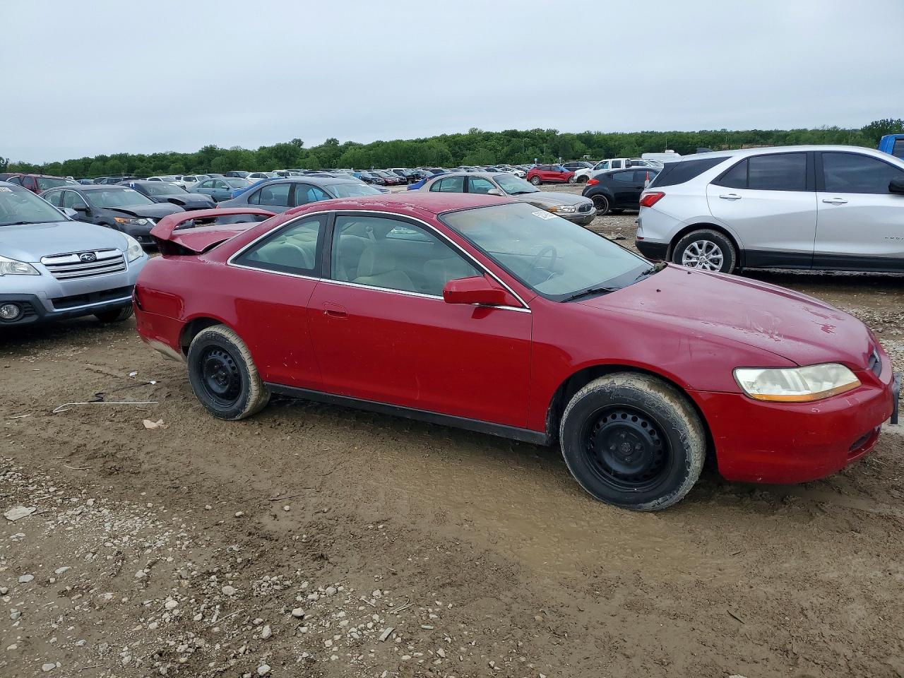 1998 Honda Accord Lx Red vin: 1HGCG3145WA013312