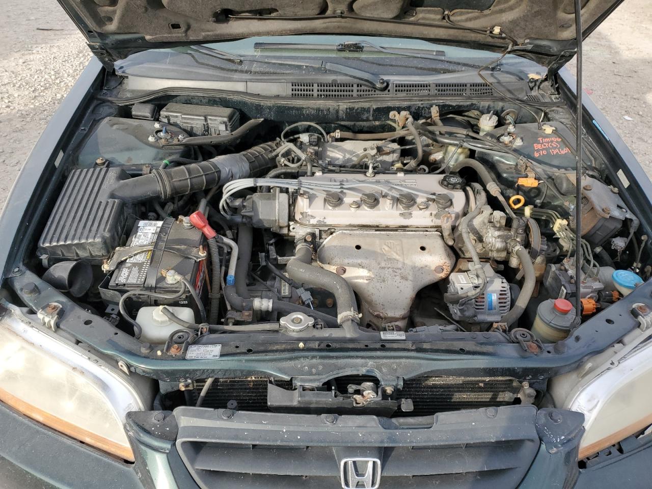 2000 Honda Accord Ex Green vin: 1HGCG3153YA016124
