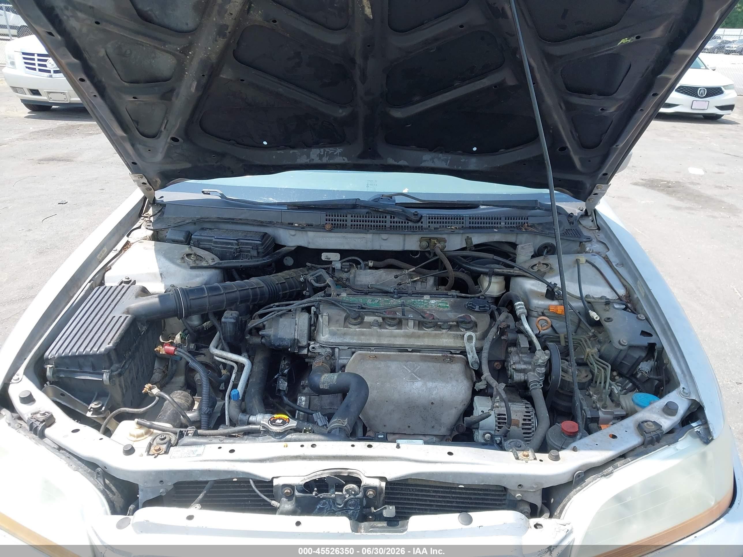 2001 Honda Accord 2.3 Ex Silver vin: 1HGCG31571A014253