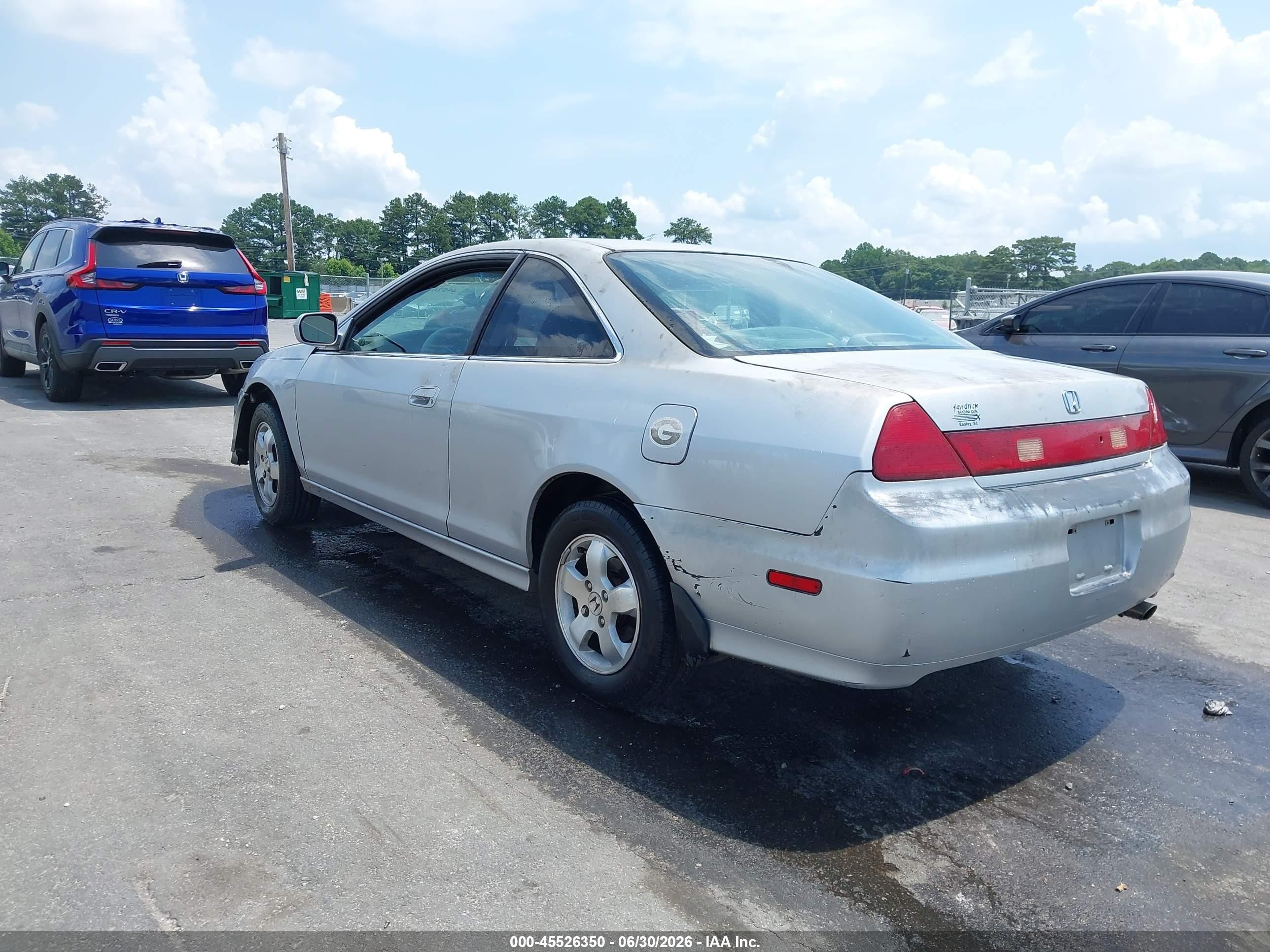 2001 Honda Accord 2.3 Ex Silver vin: 1HGCG31571A014253