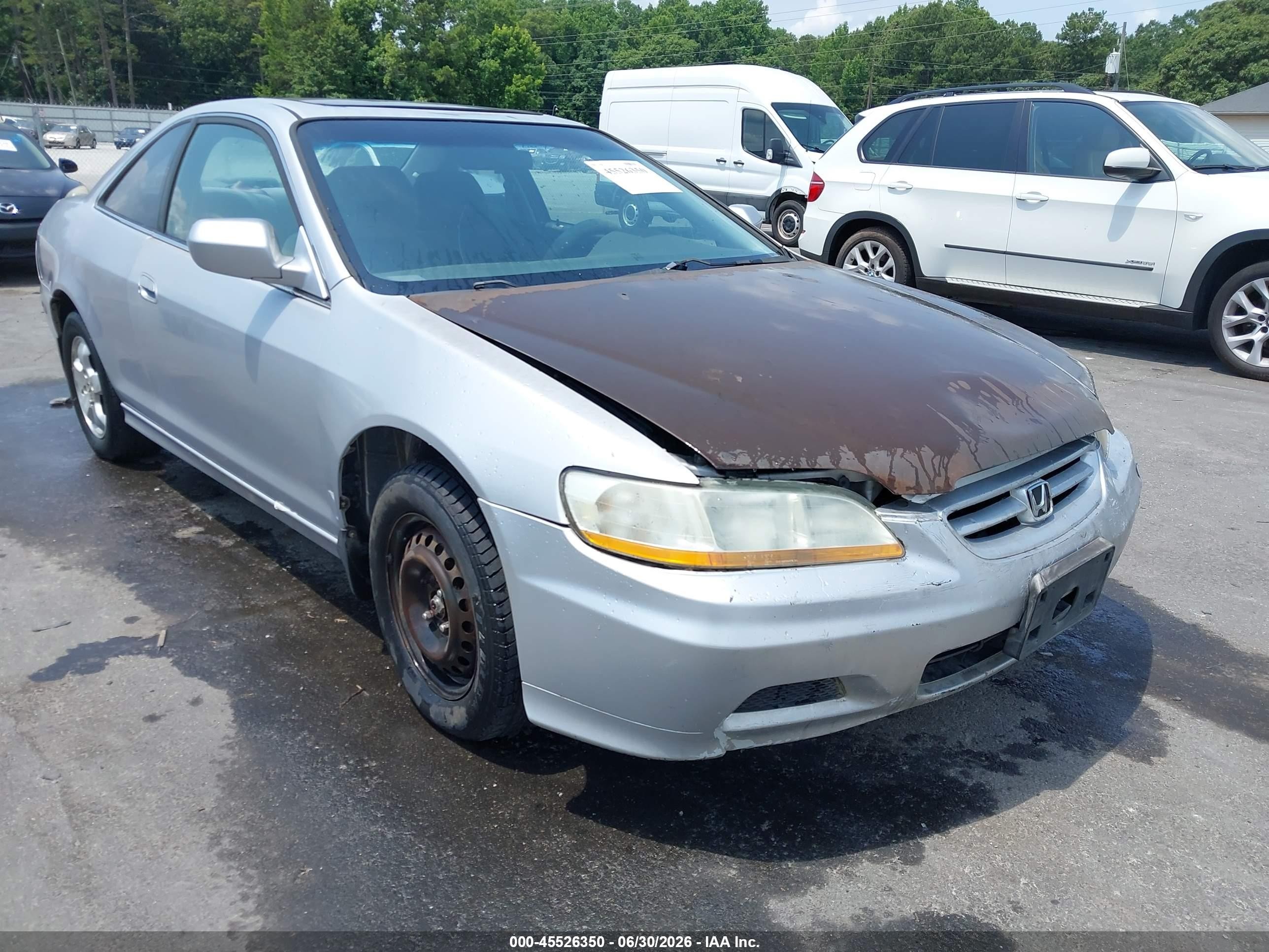 2001 Honda Accord 2.3 Ex Silver vin: 1HGCG31571A014253