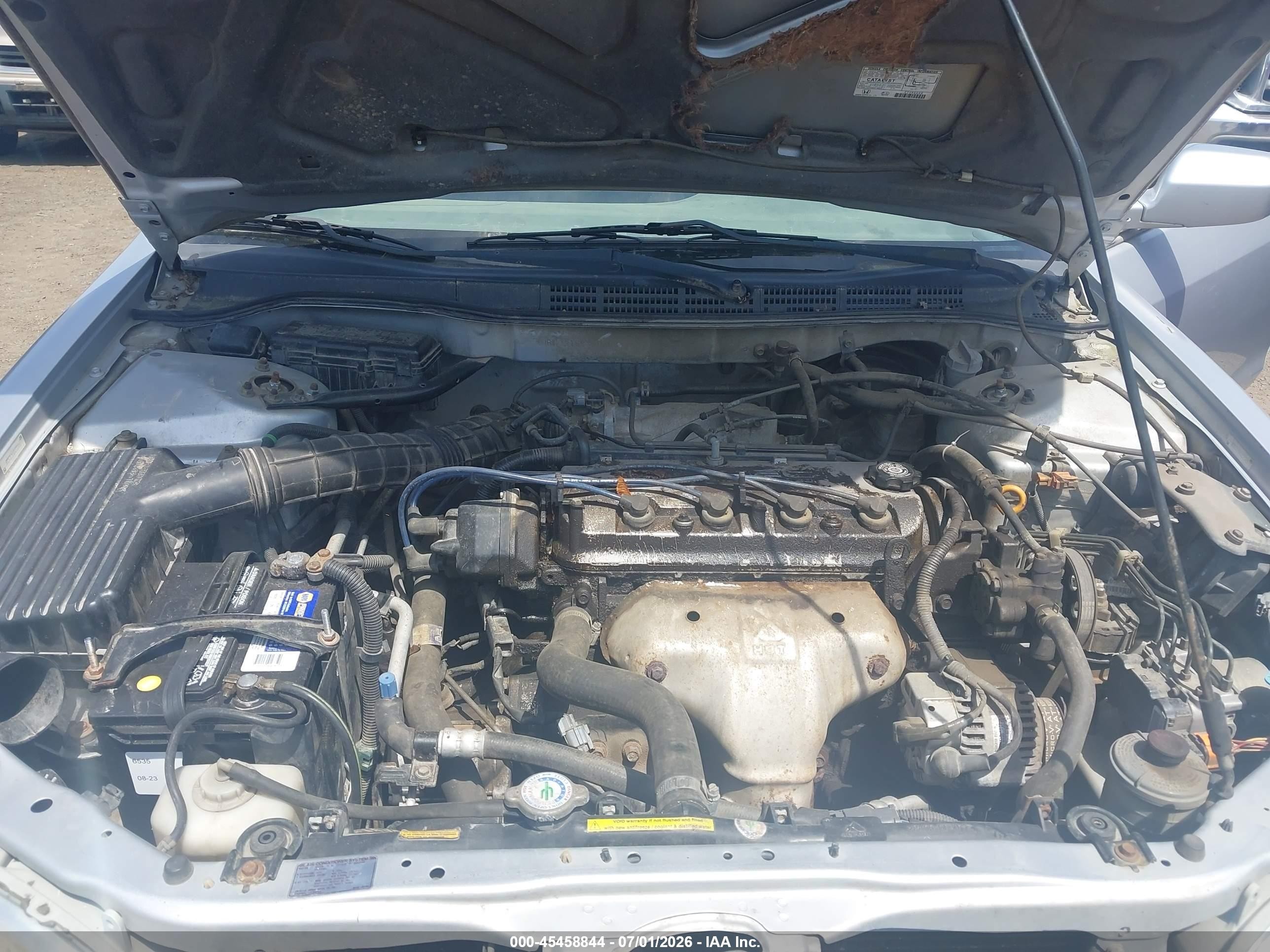 1999 Honda Accord Ex Silver vin: 1HGCG3159XA020497
