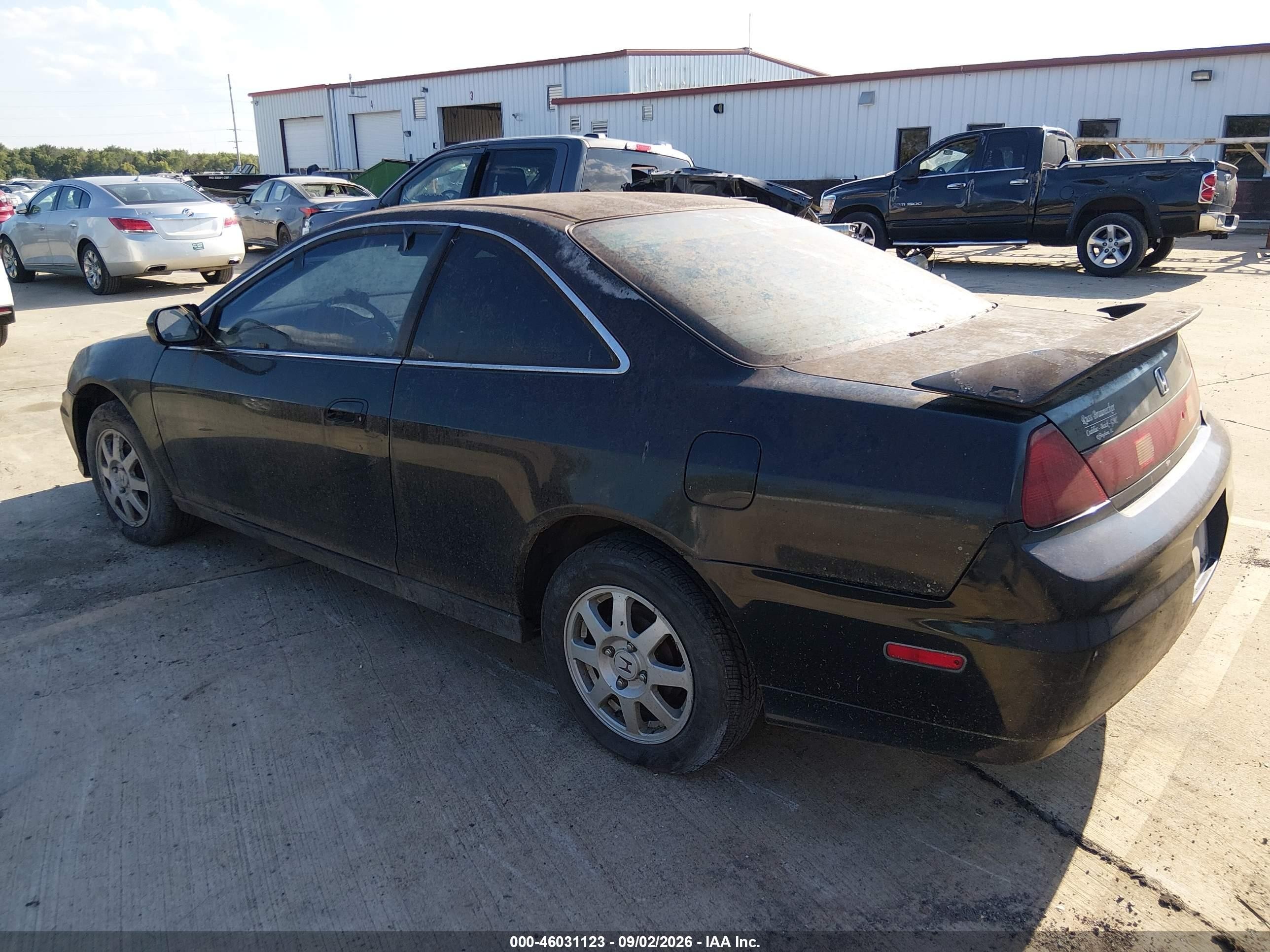 2002 Honda Accord 2.3 Se Black vin: 1HGCG32012A030971