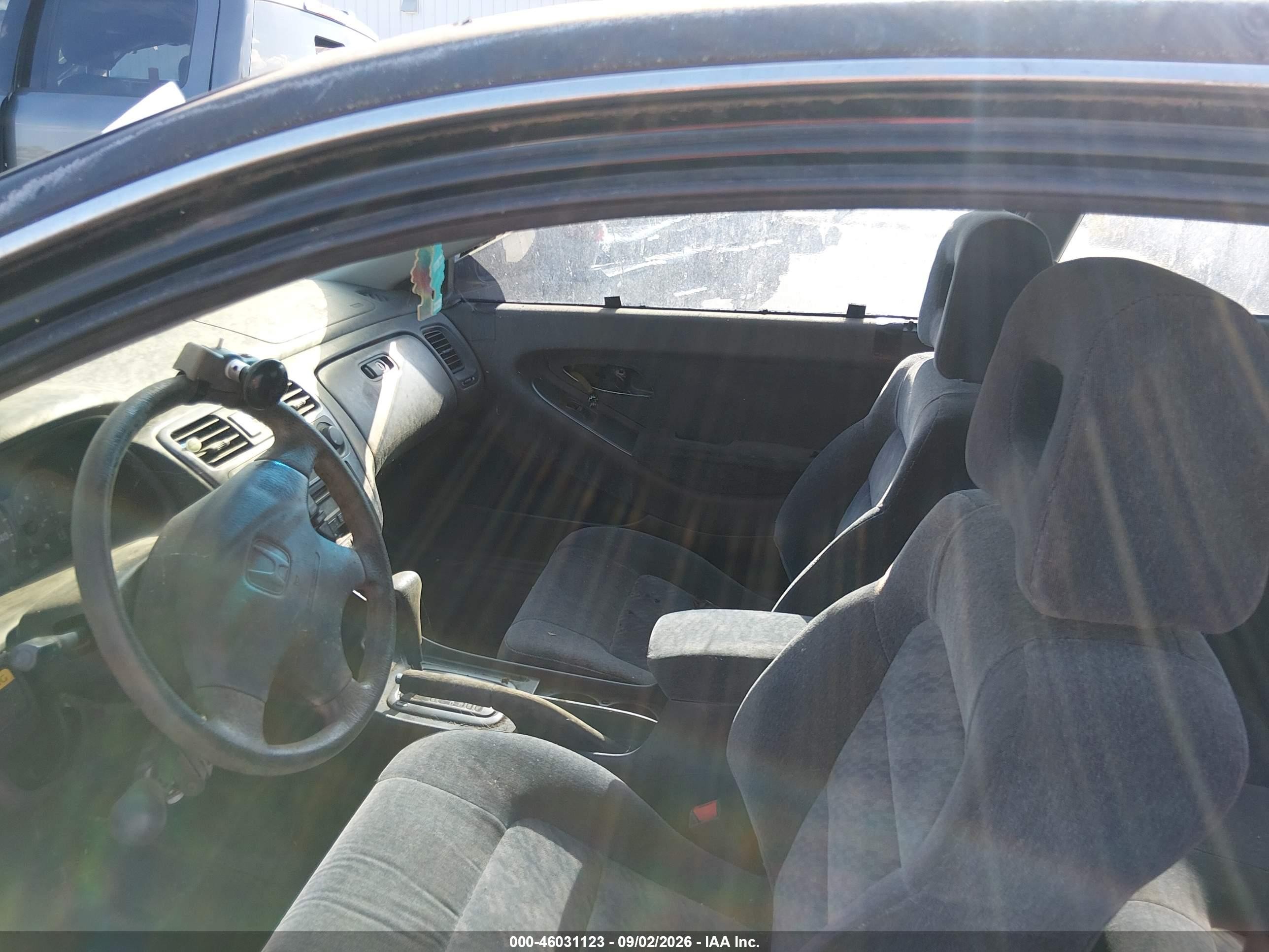 2002 Honda Accord 2.3 Se Black vin: 1HGCG32012A030971