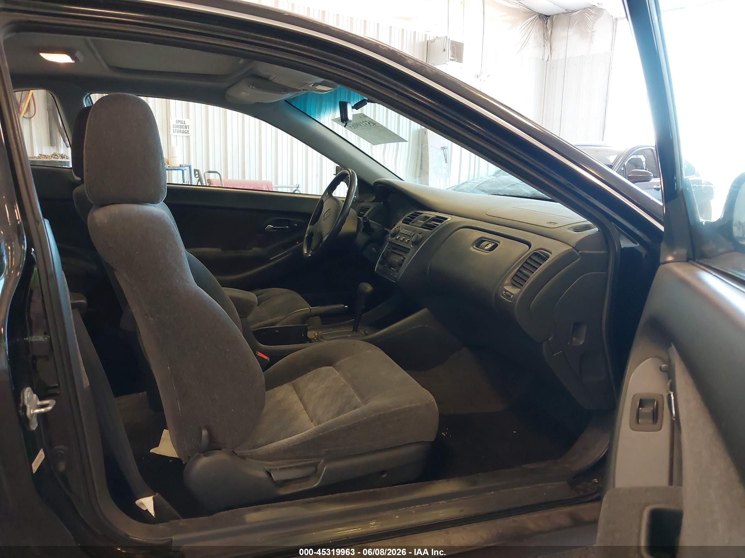 2002 Honda Accord 2.3 Se Black vin: 1HGCG32052A028298